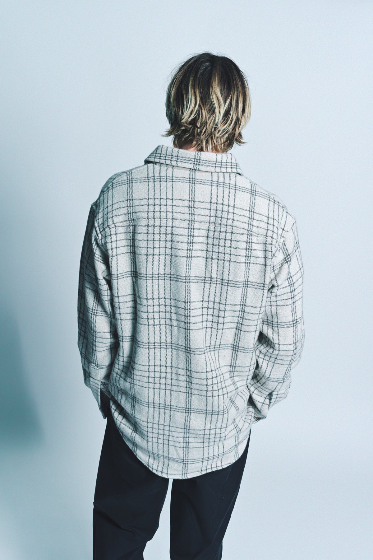 THE ELDER STATESMAN | SABLE PLAID OVERSHIRT