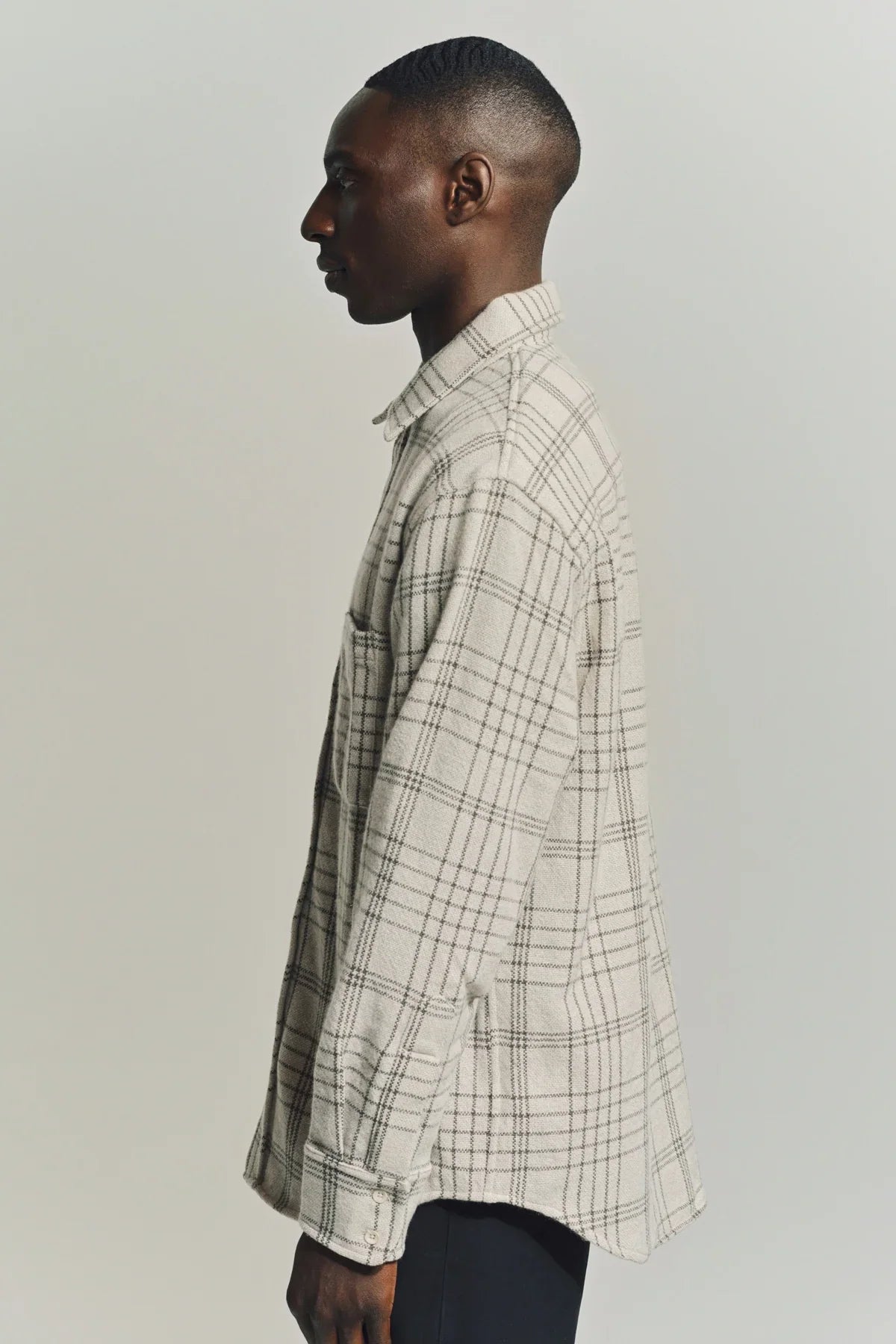 THE ELDER STATESMAN | SABLE PLAID OVERSHIRT