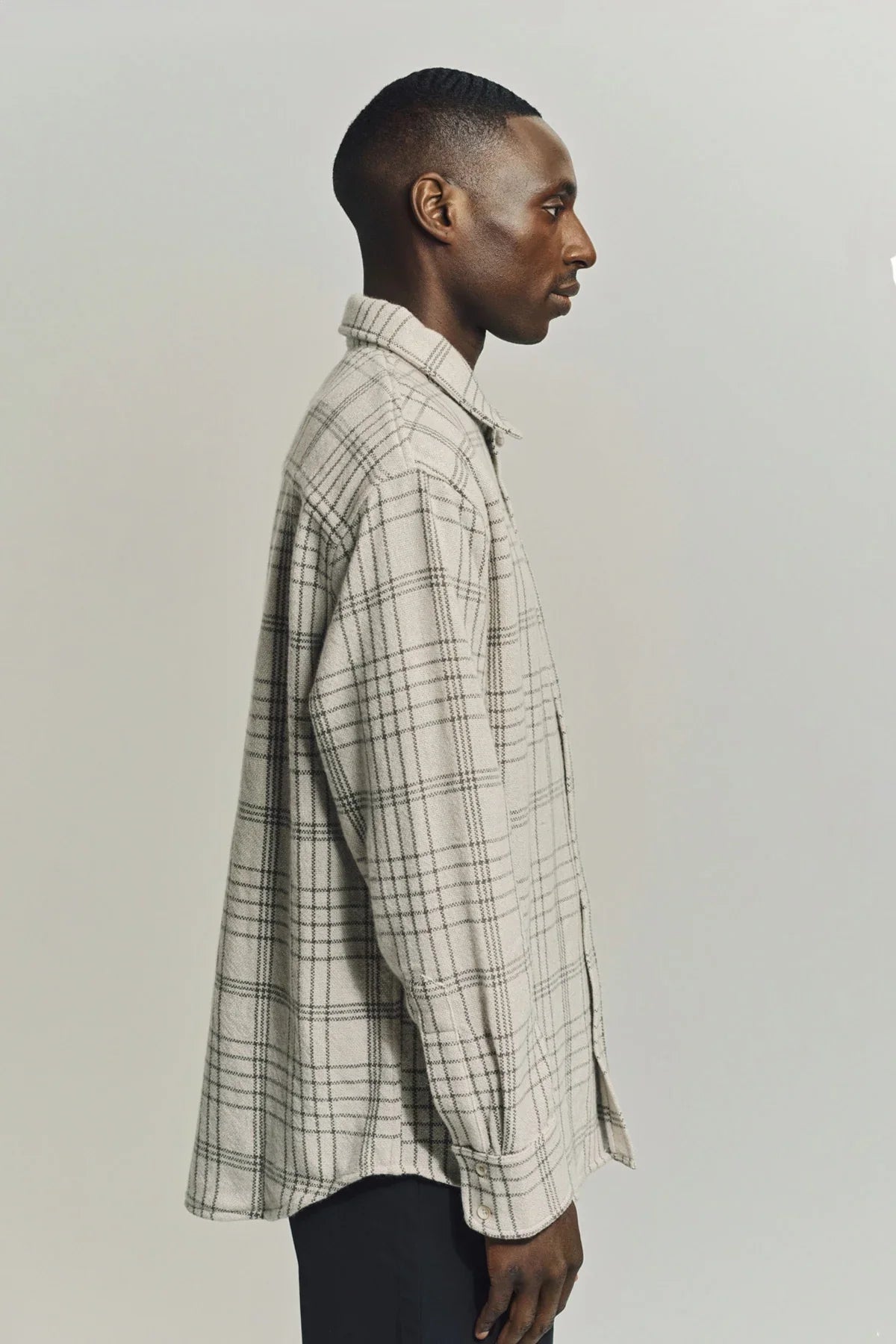 THE ELDER STATESMAN | SABLE PLAID OVERSHIRT