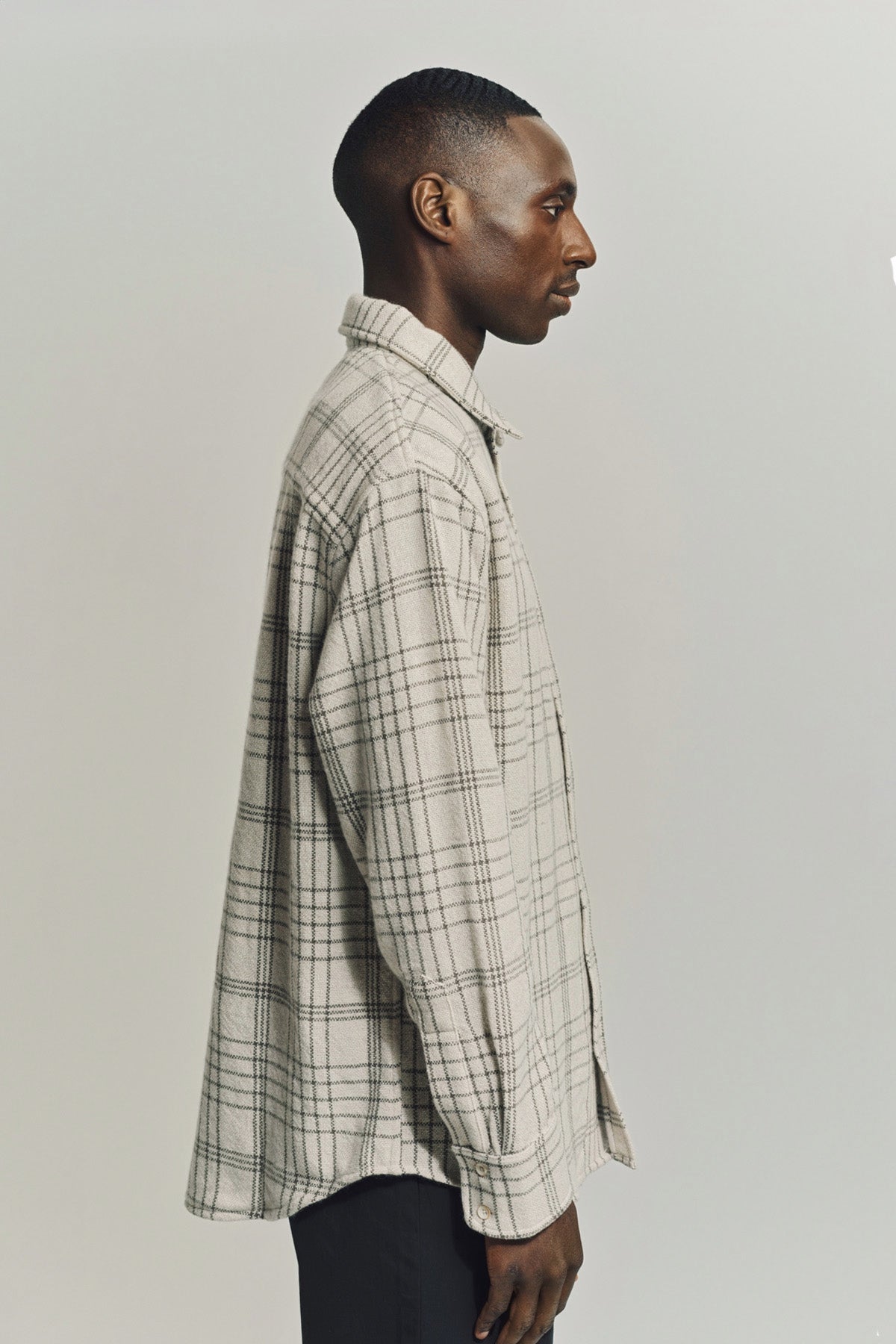 THE ELDER STATESMAN | SABLE PLAID OVERSHIRT