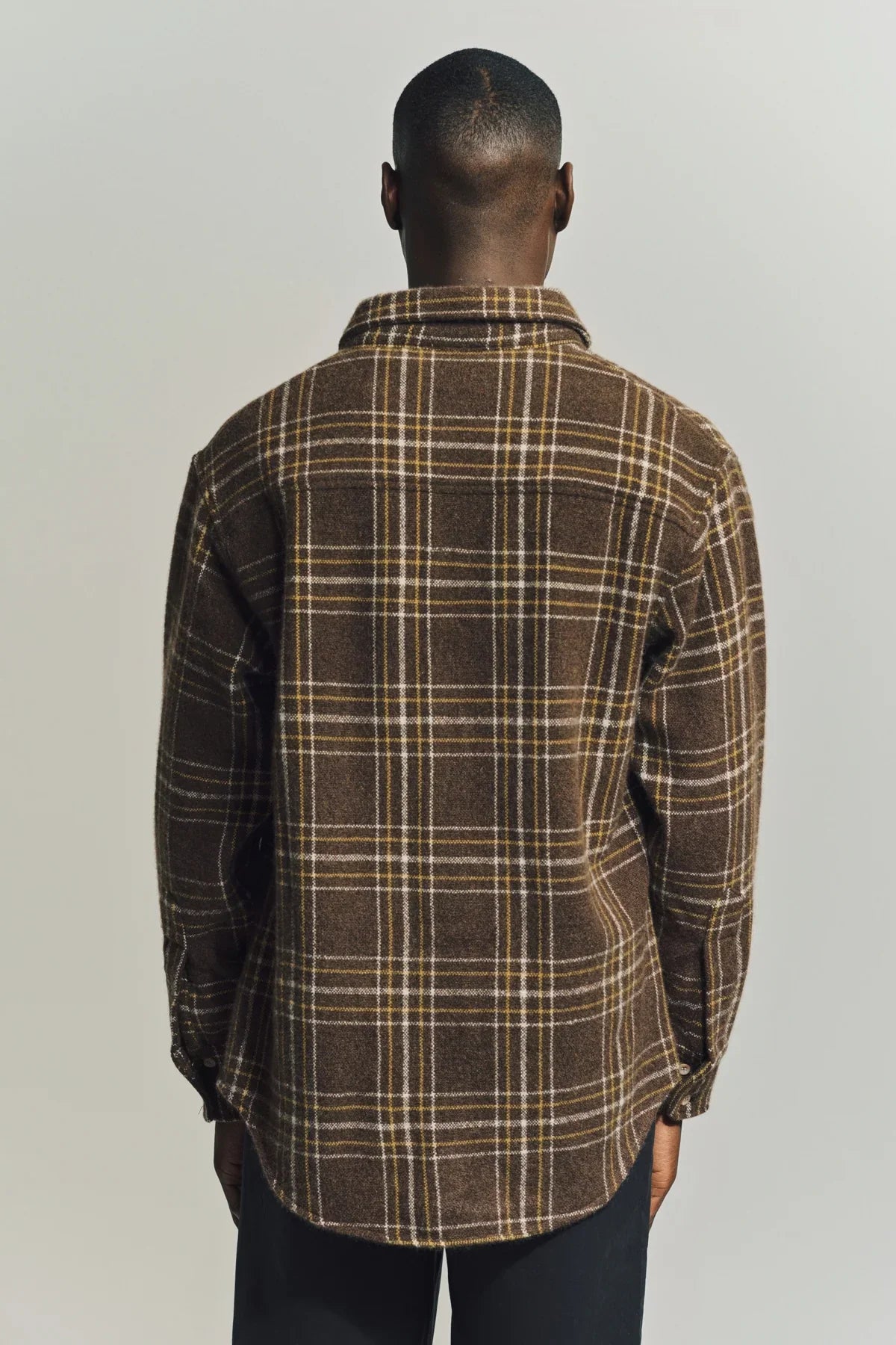THE ELDER STATESMAN | SABLE PLAID OVERSHIRT