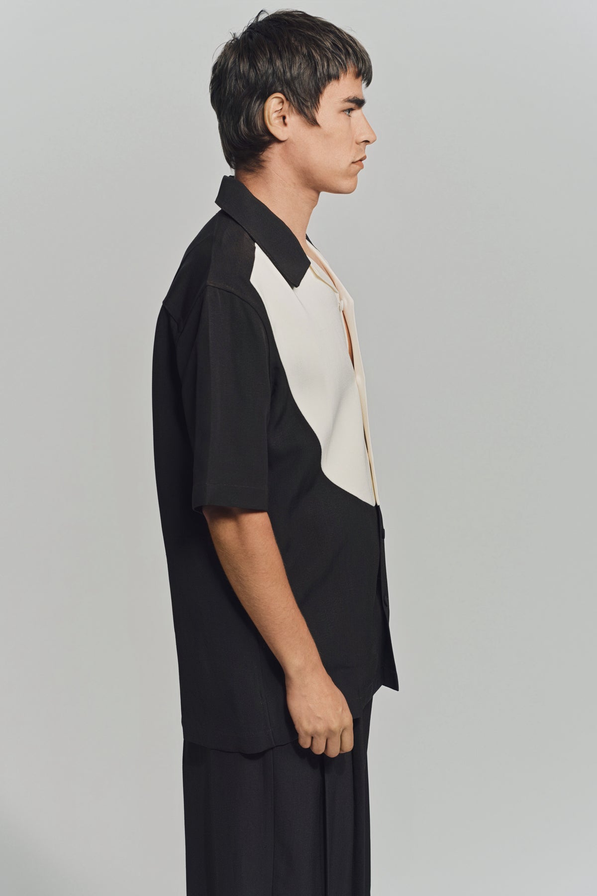 JIL SANDER | SILK BLEND SHORT SLEEVE SHIRT