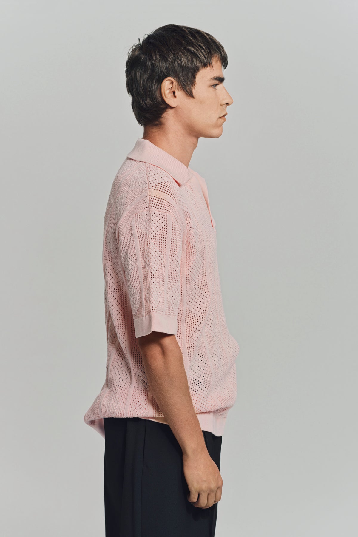 JIL SANDER | LACE SHORT SLEEVE POLO