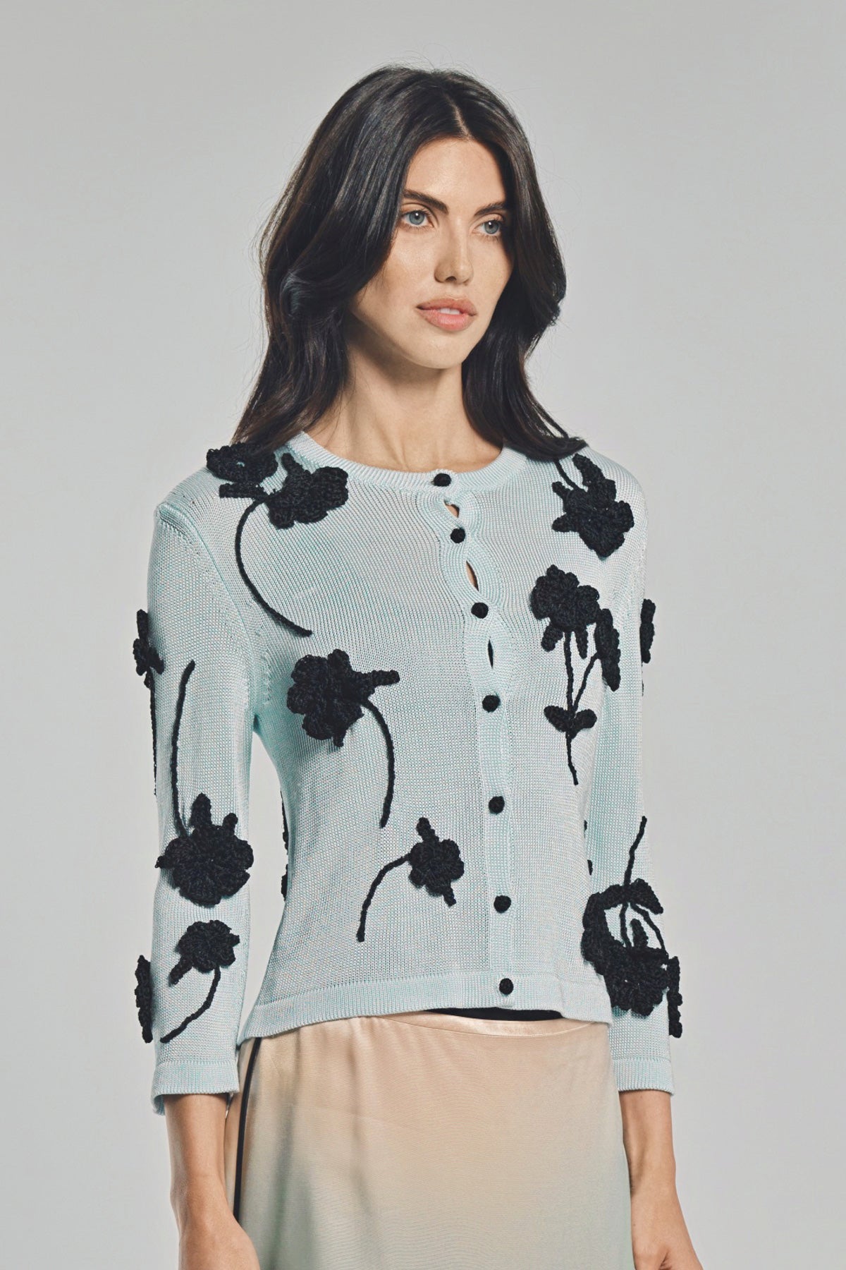 JIL SANDER | FLOWER CARDIGAN