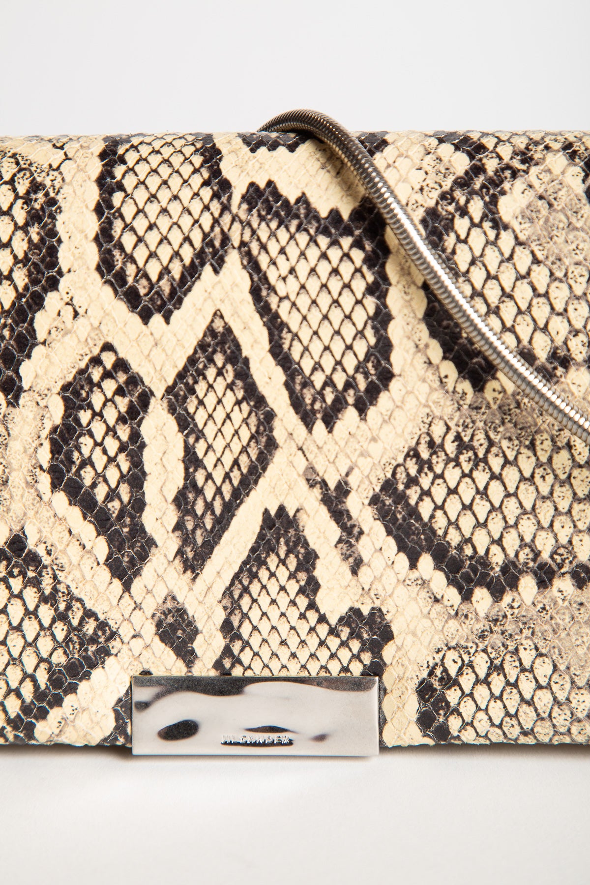 JIL SANDER | SNAKE-EFFECT SHOULDER BAG