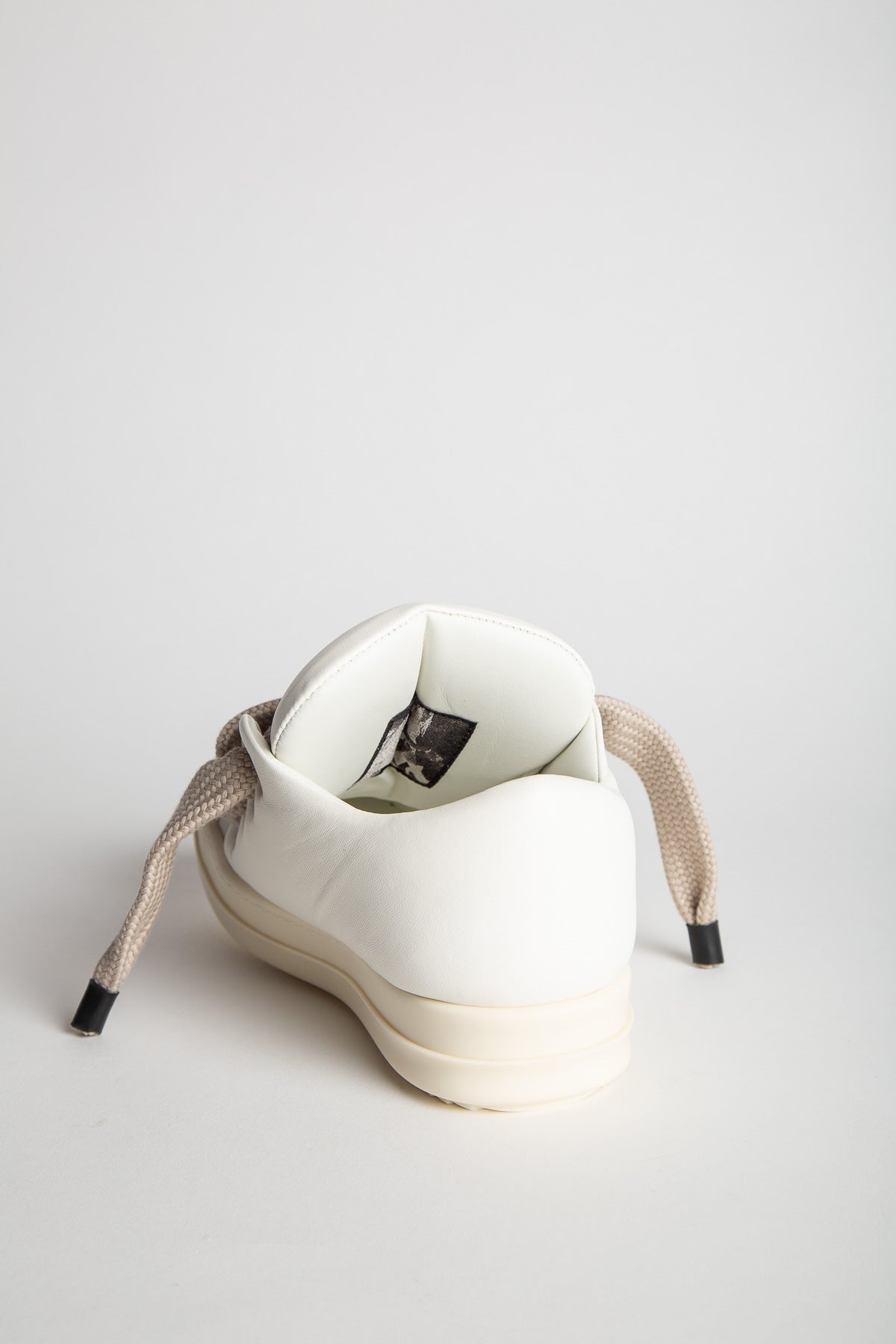 RICK OWENS | JUMBO LACE PUFFER LOW SNEAKS - MAXFIELD LA