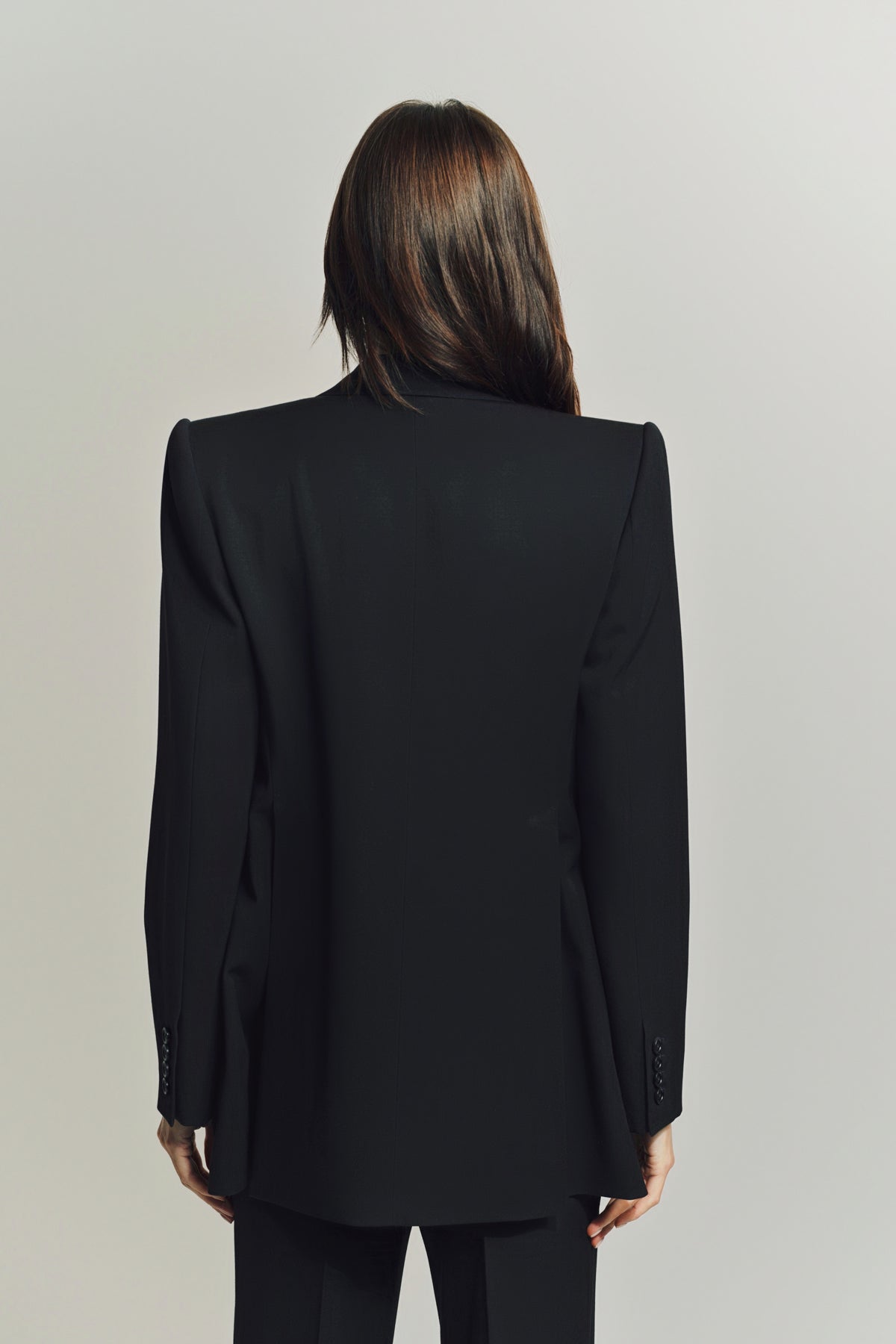 CHLOÉ | TAILORED JACKET IN WOOL GRAIN DE POUDRE