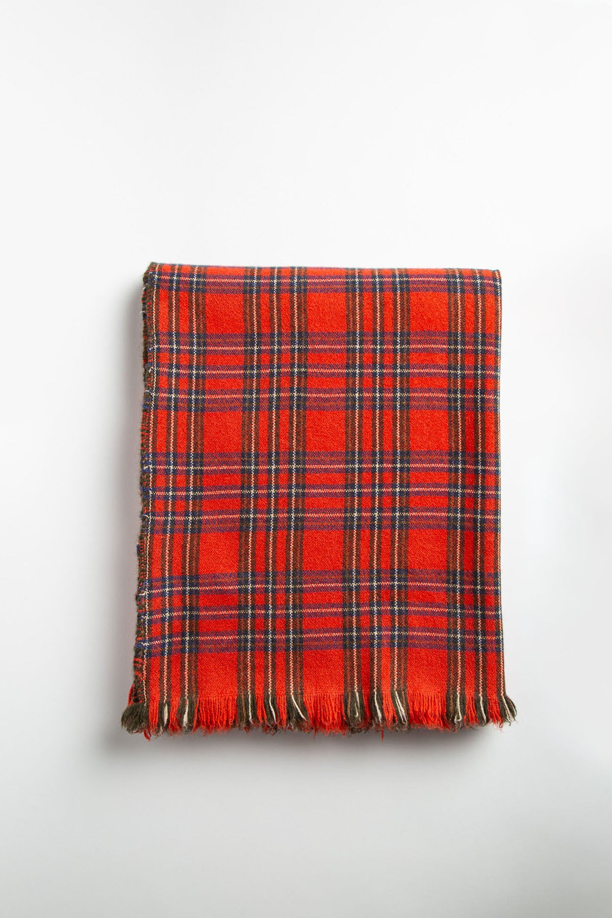 THE ELDER STATESMAN | TARTAN WOVEN THROW - MAXFIELD LA