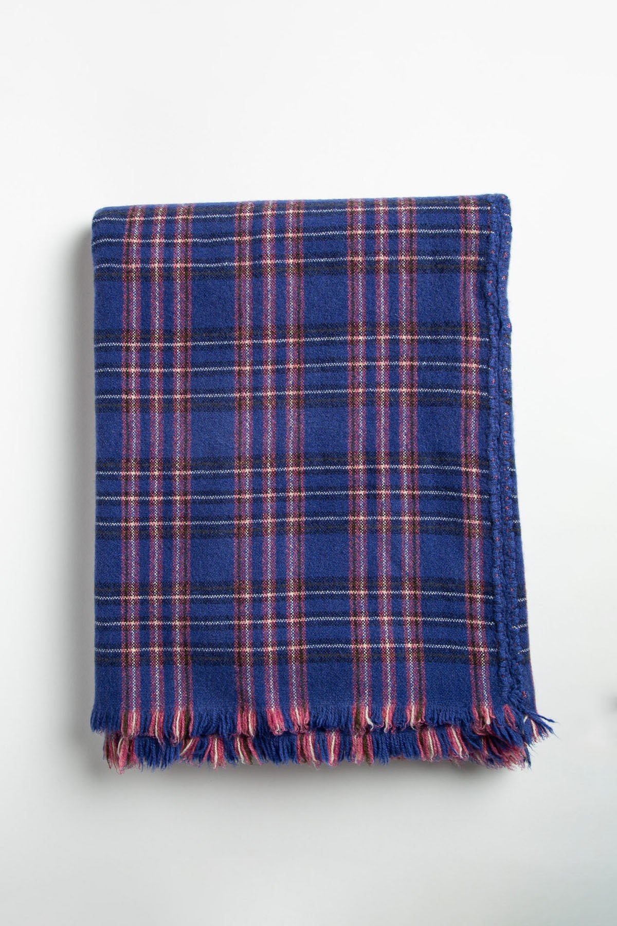 THE ELDER STATESMAN | TARTAN WOVEN THROW - MAXFIELD LA
