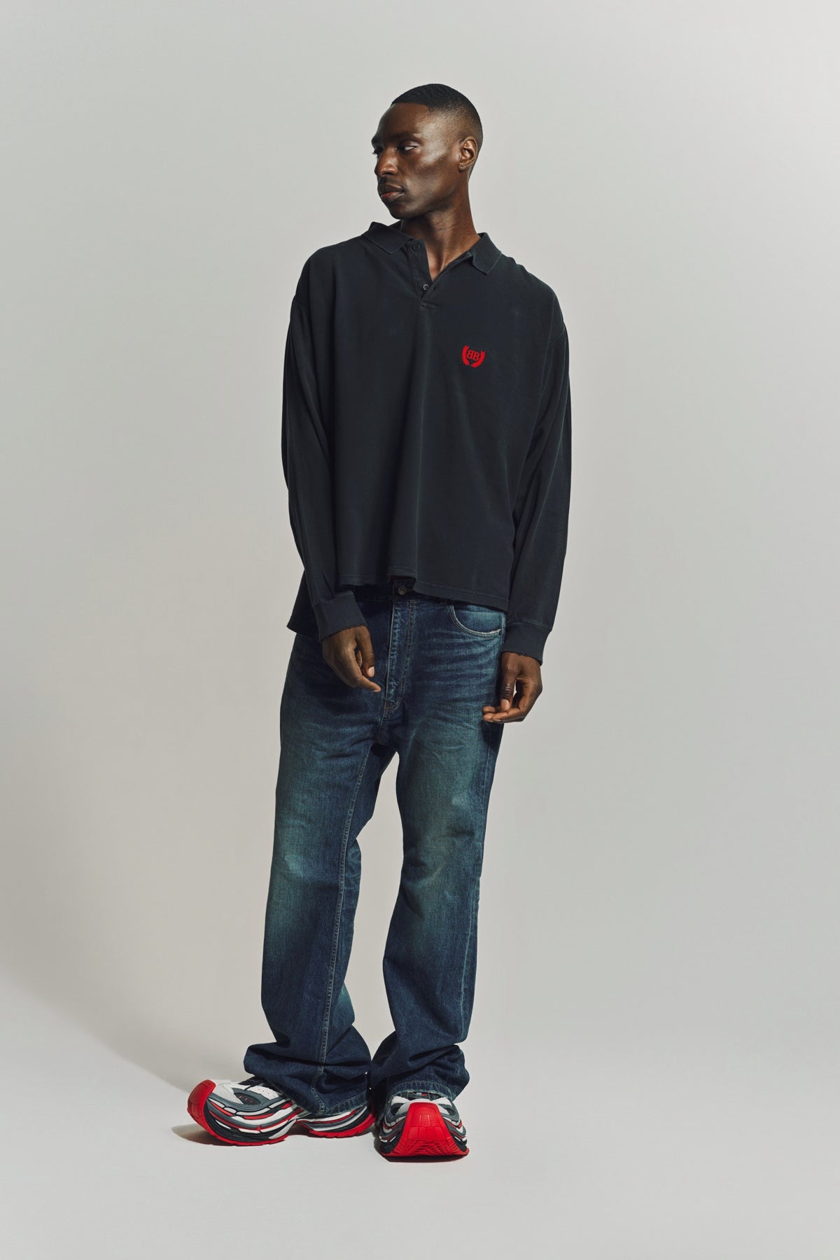 BALENCIAGA | LAUREL CLASSIC LONG SLEEVE REGULAR POLO