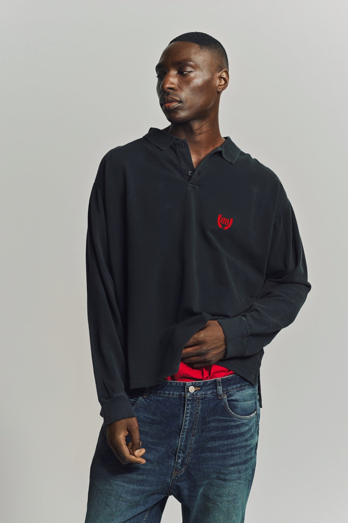 BALENCIAGA | LAUREL CLASSIC LONG SLEEVE REGULAR POLO
