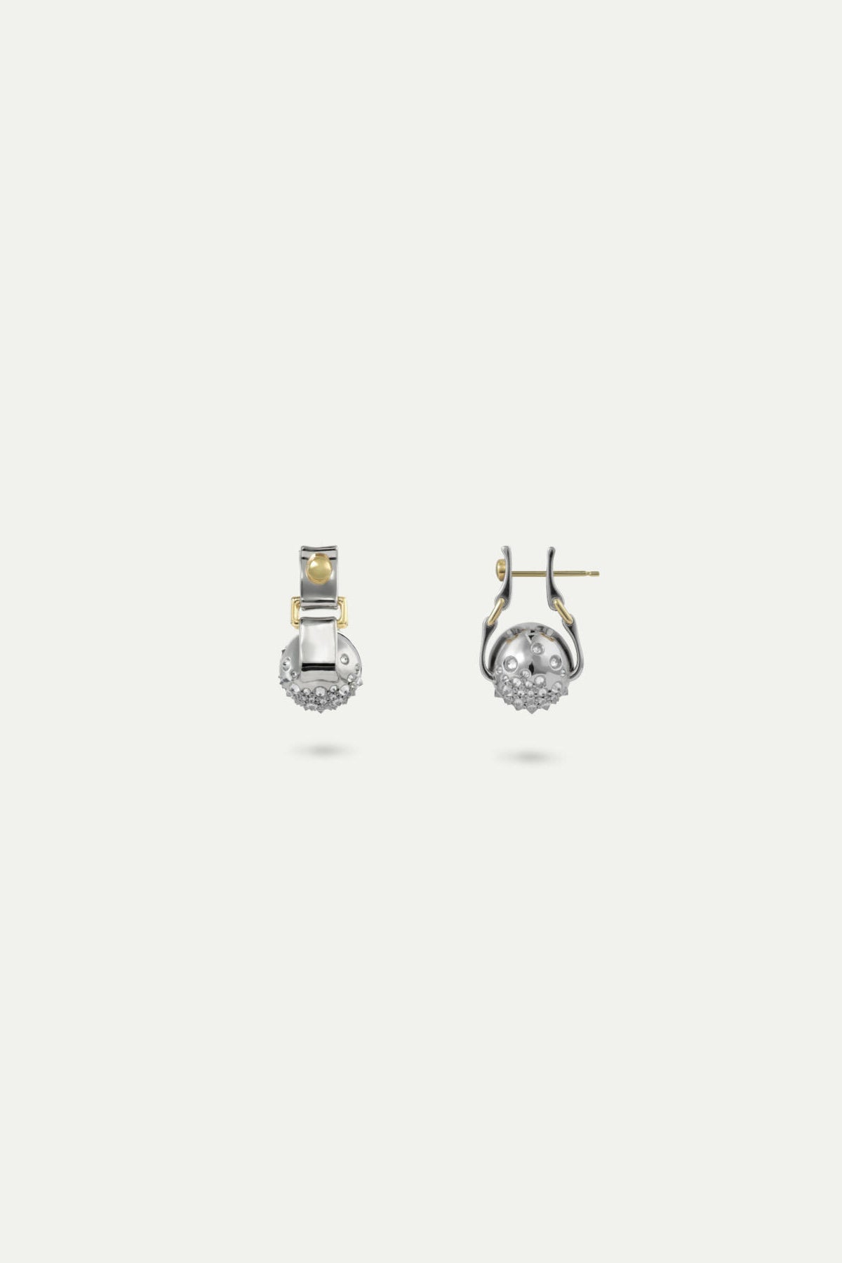 HANNAH MARTIN | STRAPPED ORB EARRING (SINGLE) - MAXFIELD LA