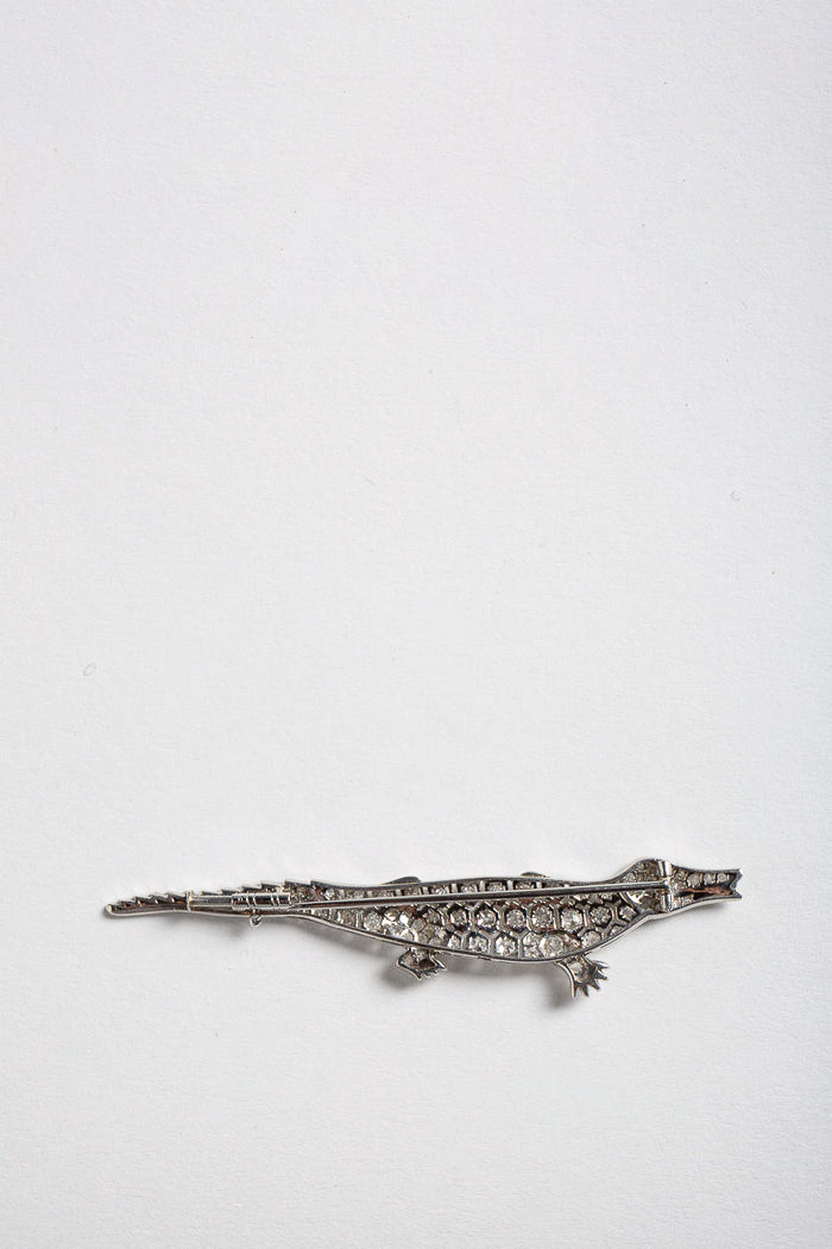 MAXFIELD PRIVATE COLLECTION | VINTAGE ART DECO ALLIGATOR BROOCH