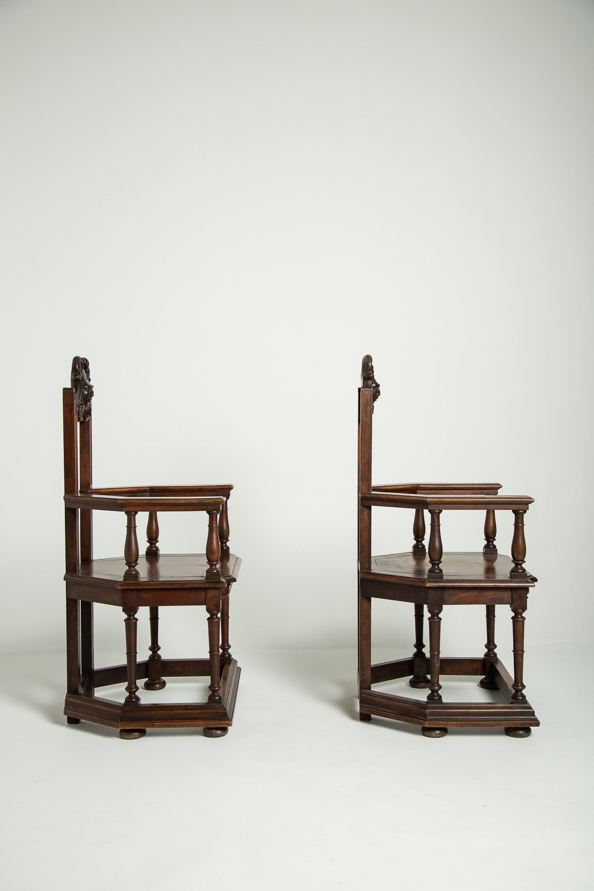 MAXFIELD PRIVATE COLLECTION | 1800'S NEO GOTHIC CHAIR, SET OF 2