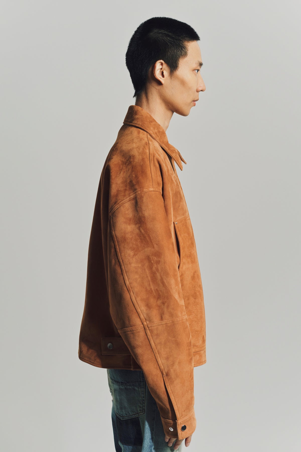 AMIRI | QUAD SUEDE BLOUSON - MAXFIELD LA