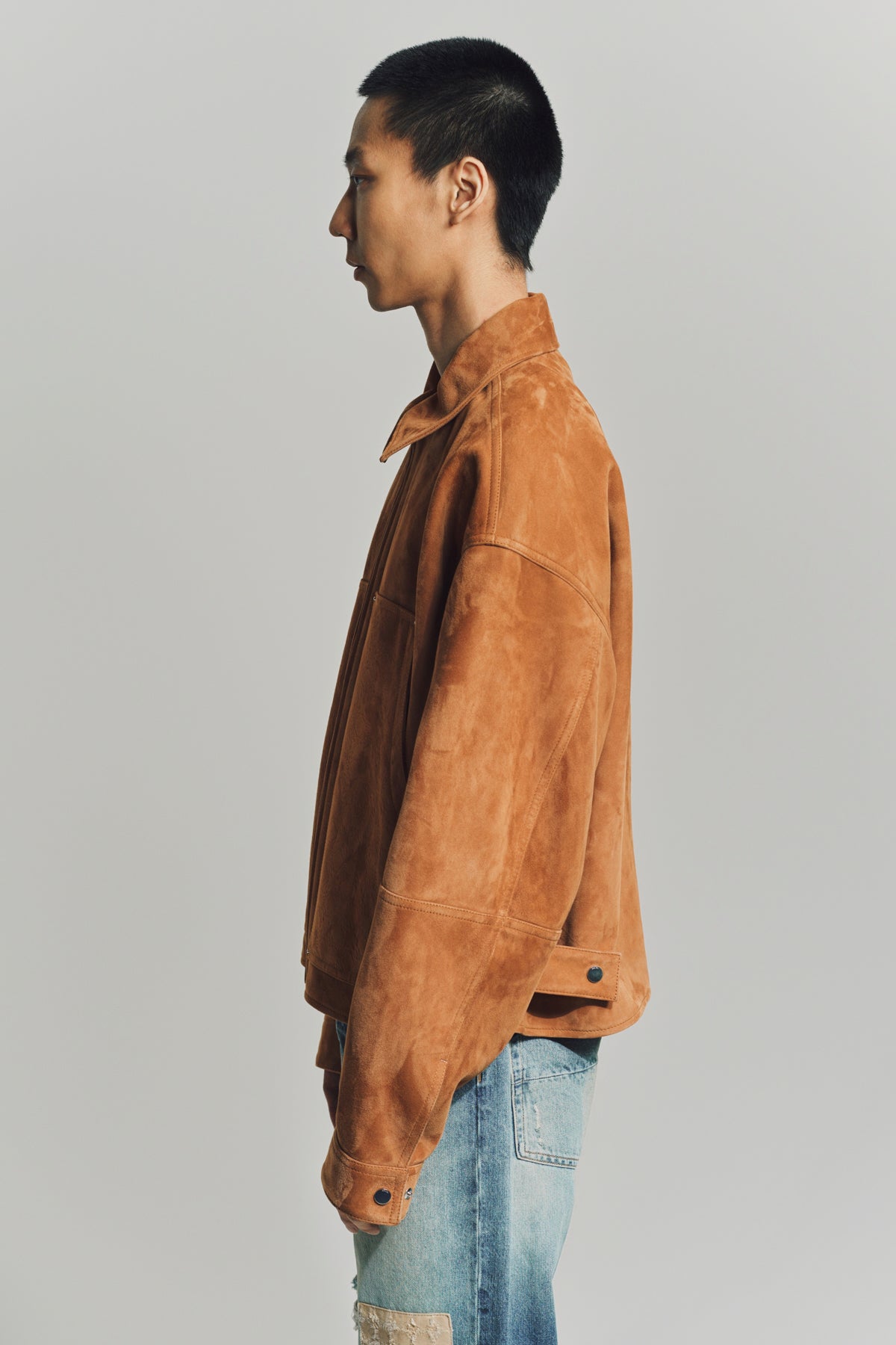 AMIRI | QUAD SUEDE BLOUSON - MAXFIELD LA