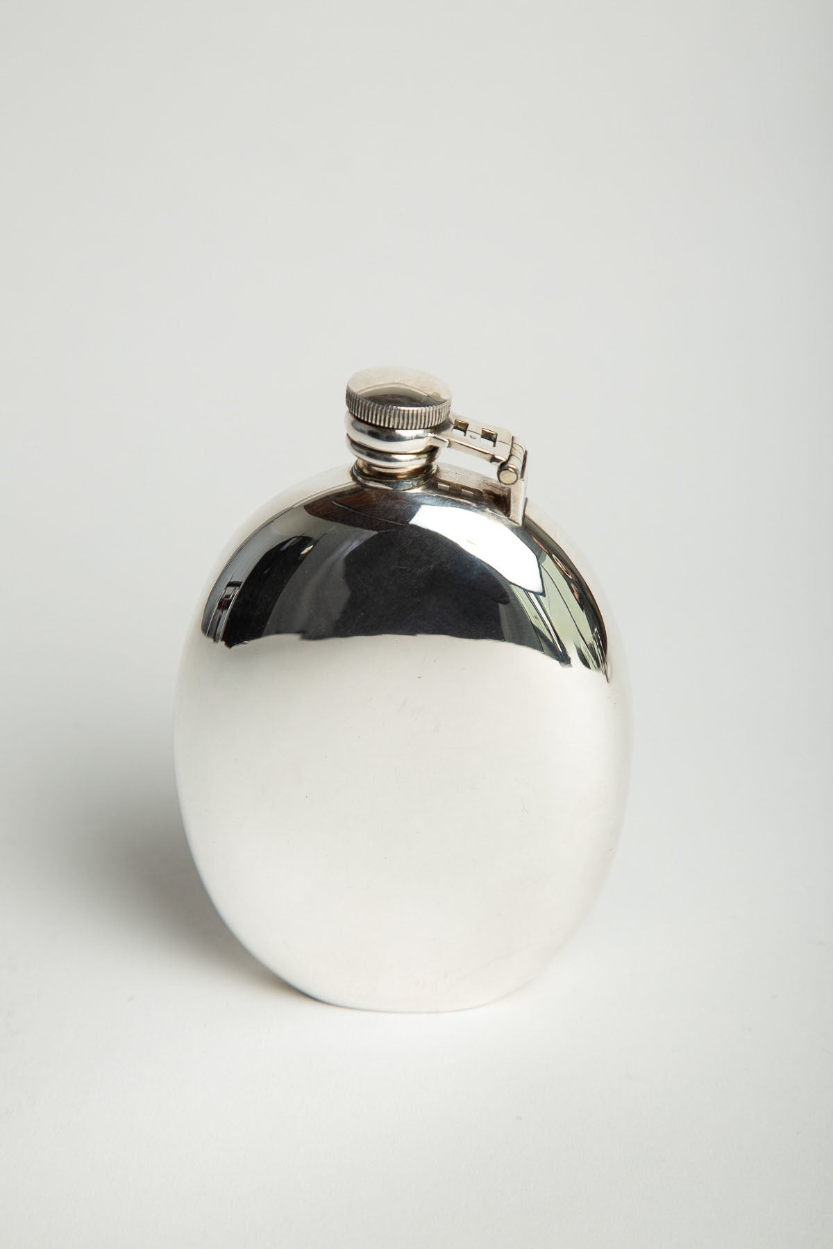HERMÈS | 1960'S LARGE STERLING SILVER FLASK