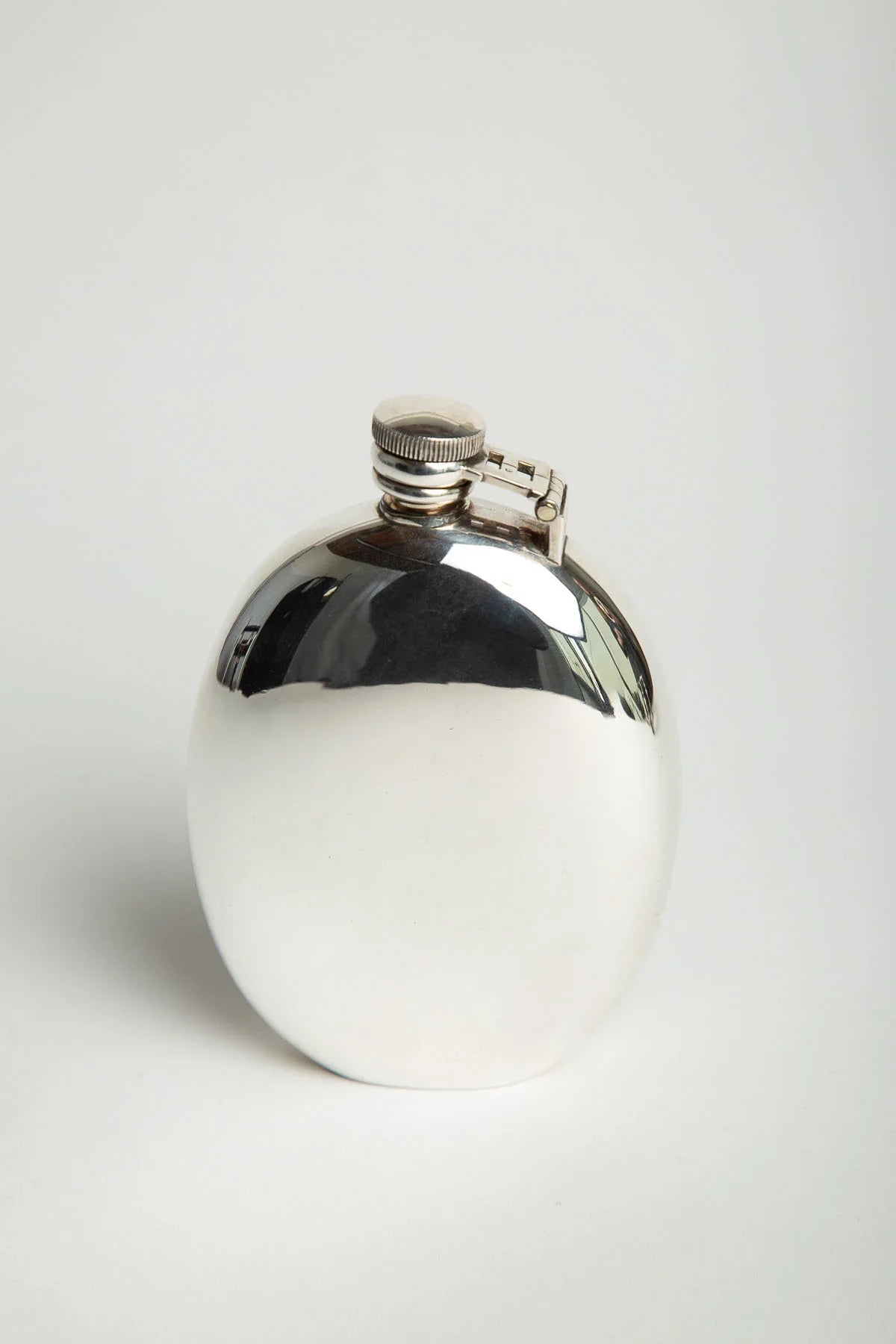 HERMÈS | 1960'S LARGE STERLING SILVER FLASK