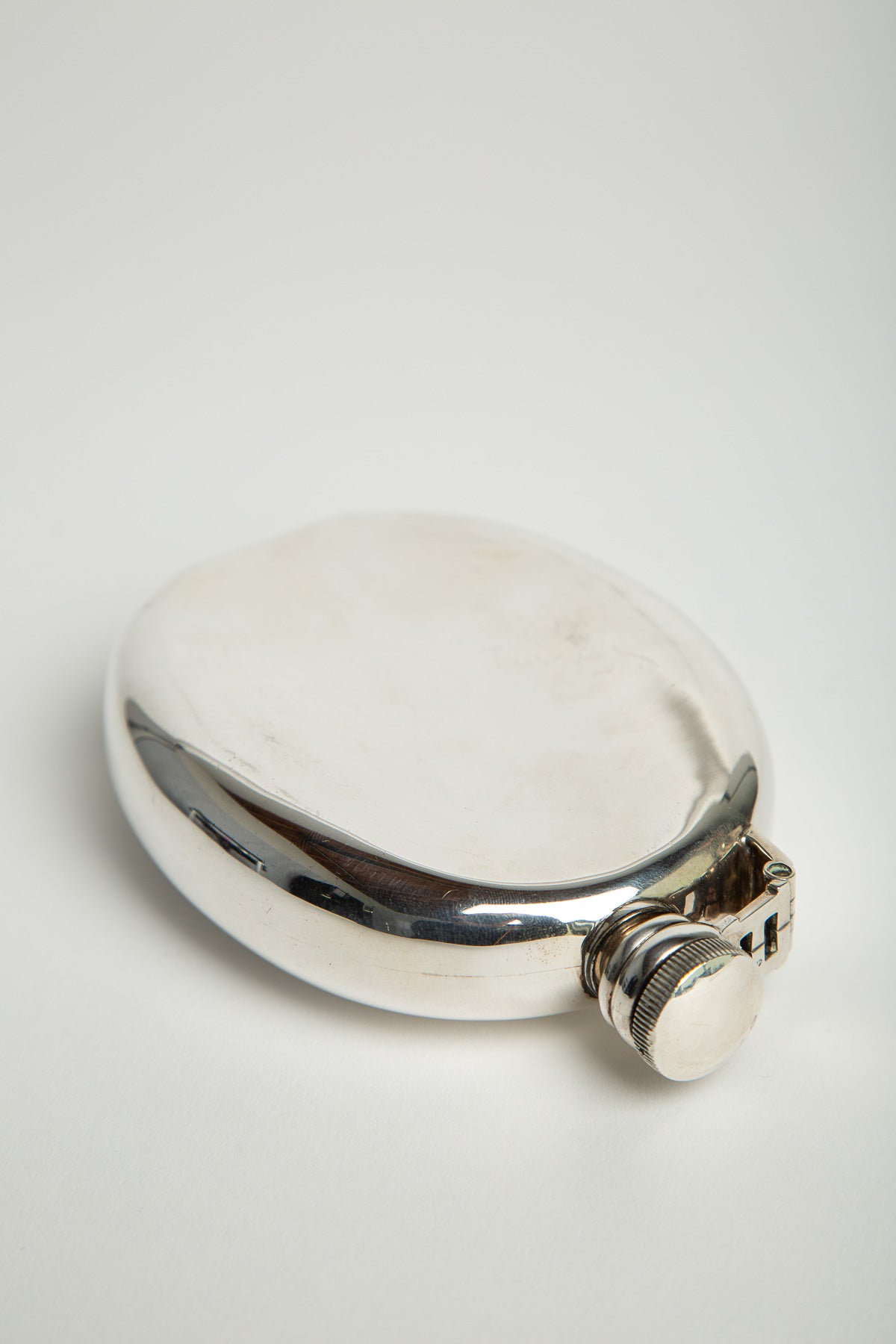 HERMÈS | 1960'S LARGE STERLING SILVER FLASK - MAXFIELD LA