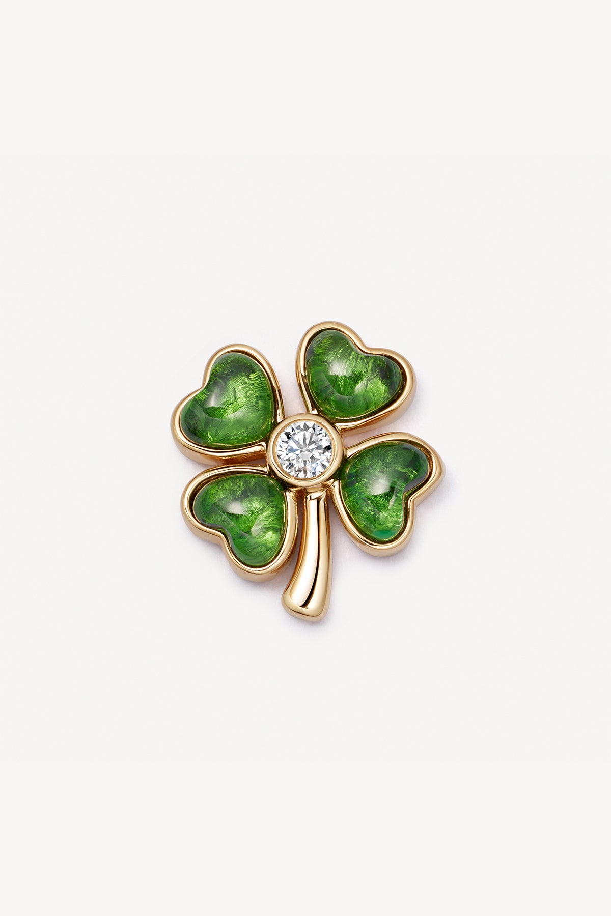 LOQUET LONDON | FOUR LEAF CLOVER CHARM - MAXFIELD LA