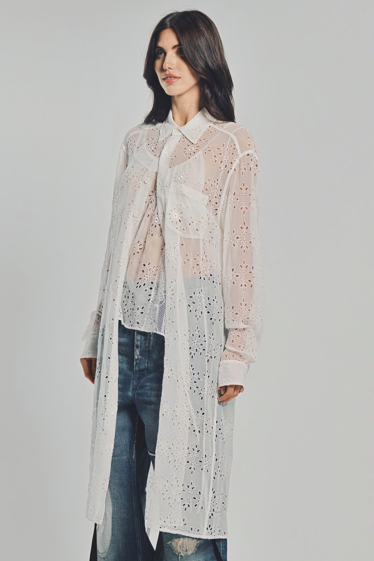 ANN DEMEULEMEESTER | GABI RELAXED LONG SLEEVE SHIRT