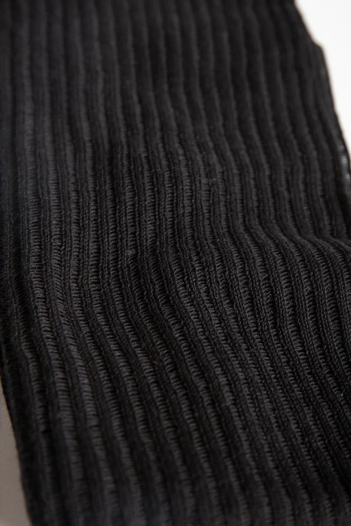 ANN DEMEULEMEESTER | BLACK ADEL OPEN RIB LEG WARMERS