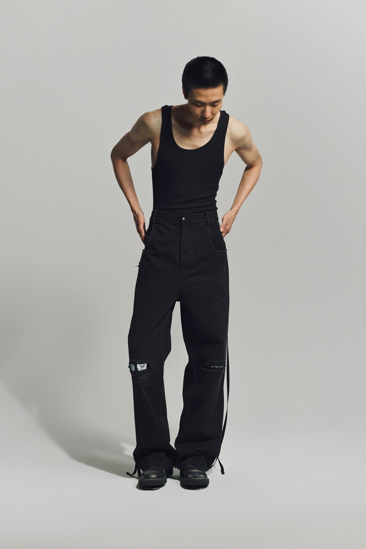 11/4迄値下げ38800→20500極美品ANN DEMEULEMEESTER ANN DEMEULEMEESTER | OLAN 5 POCKET HIGH-COMFORT JEANS