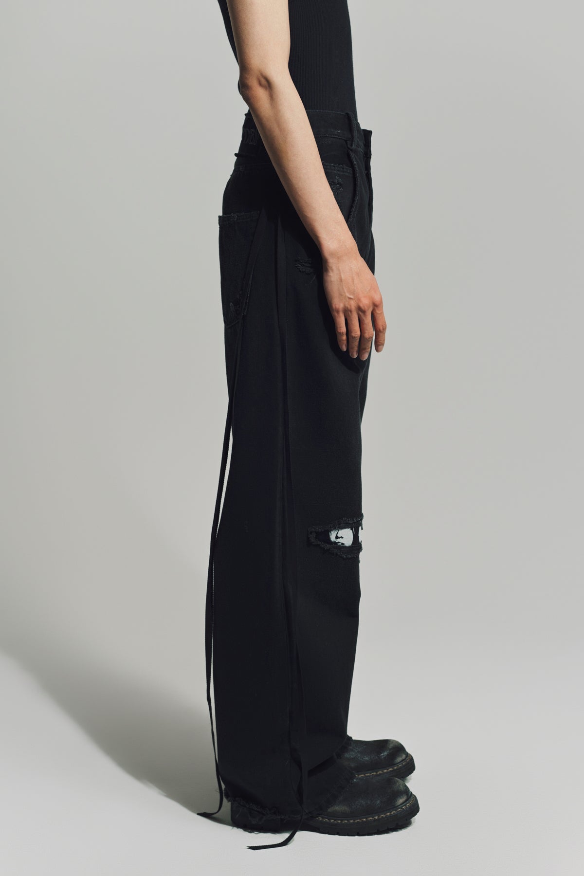 ANN DEMEULEMEESTER | OLAN 5 POCKET HIGH-COMFORT JEANS - MAXFIELD LA