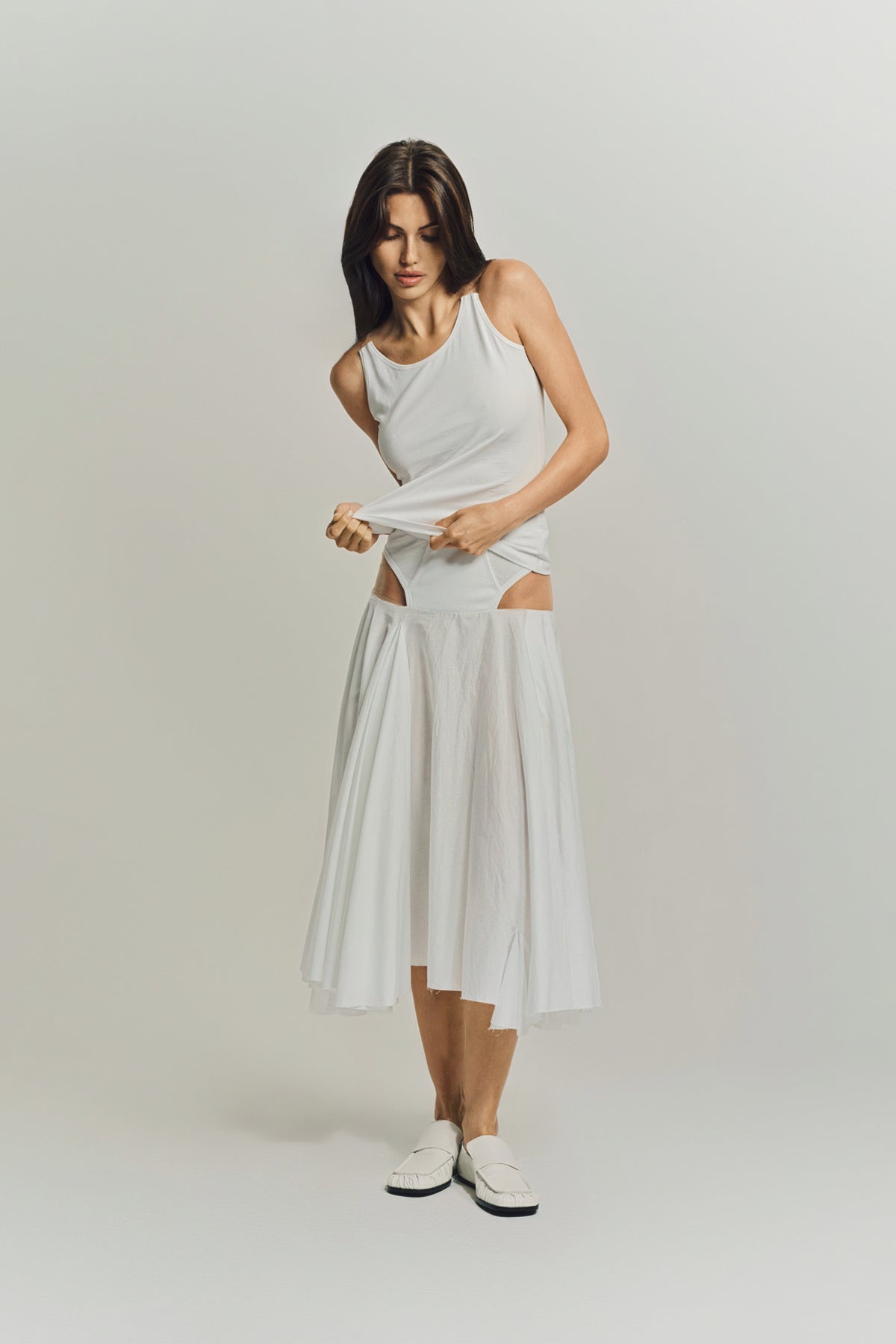 DURAN LANTINK | UNDERWEAR RAWEDGE SKIRT - MAXFIELD LA