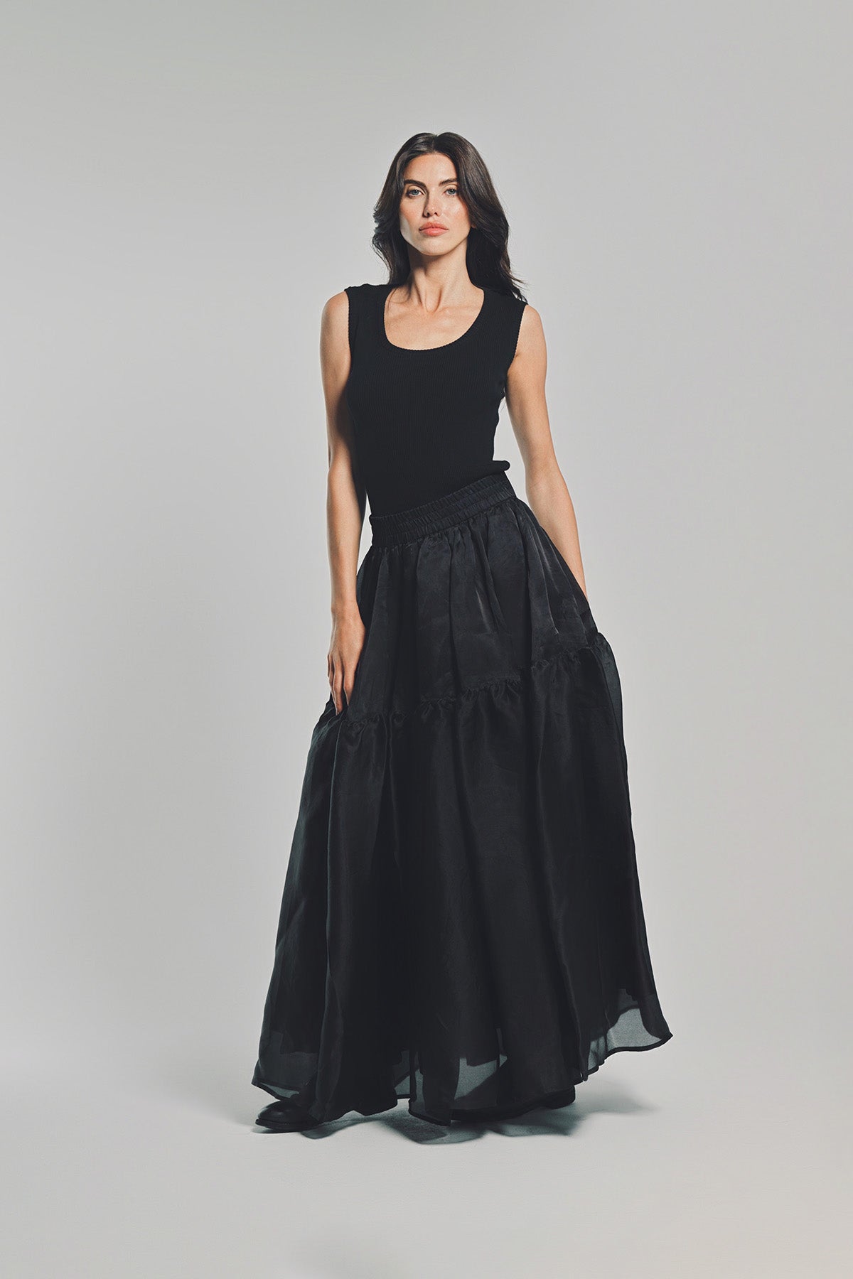 LARS ANDERSSON | WOVEN LONG SKIRT
