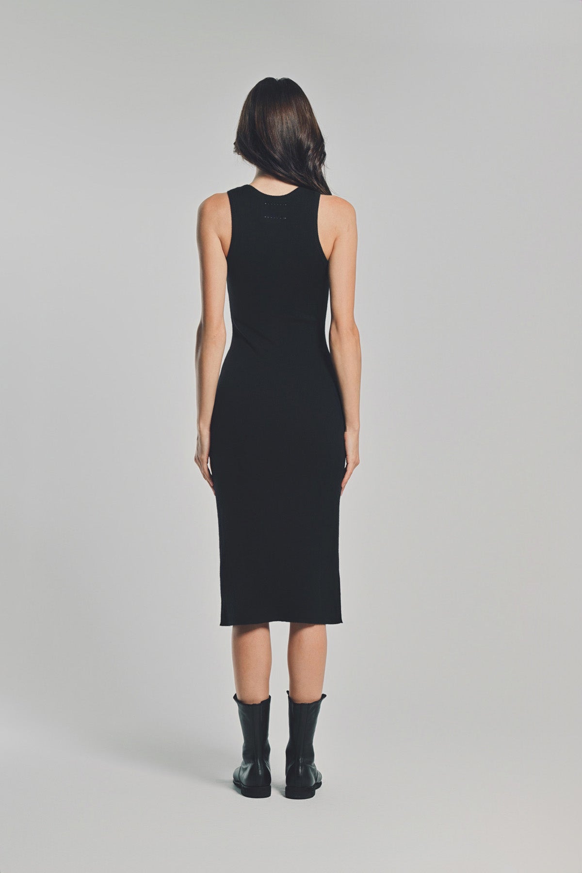 LARS ANDERSSON | LONG TANK DRESS 2X1 RIB