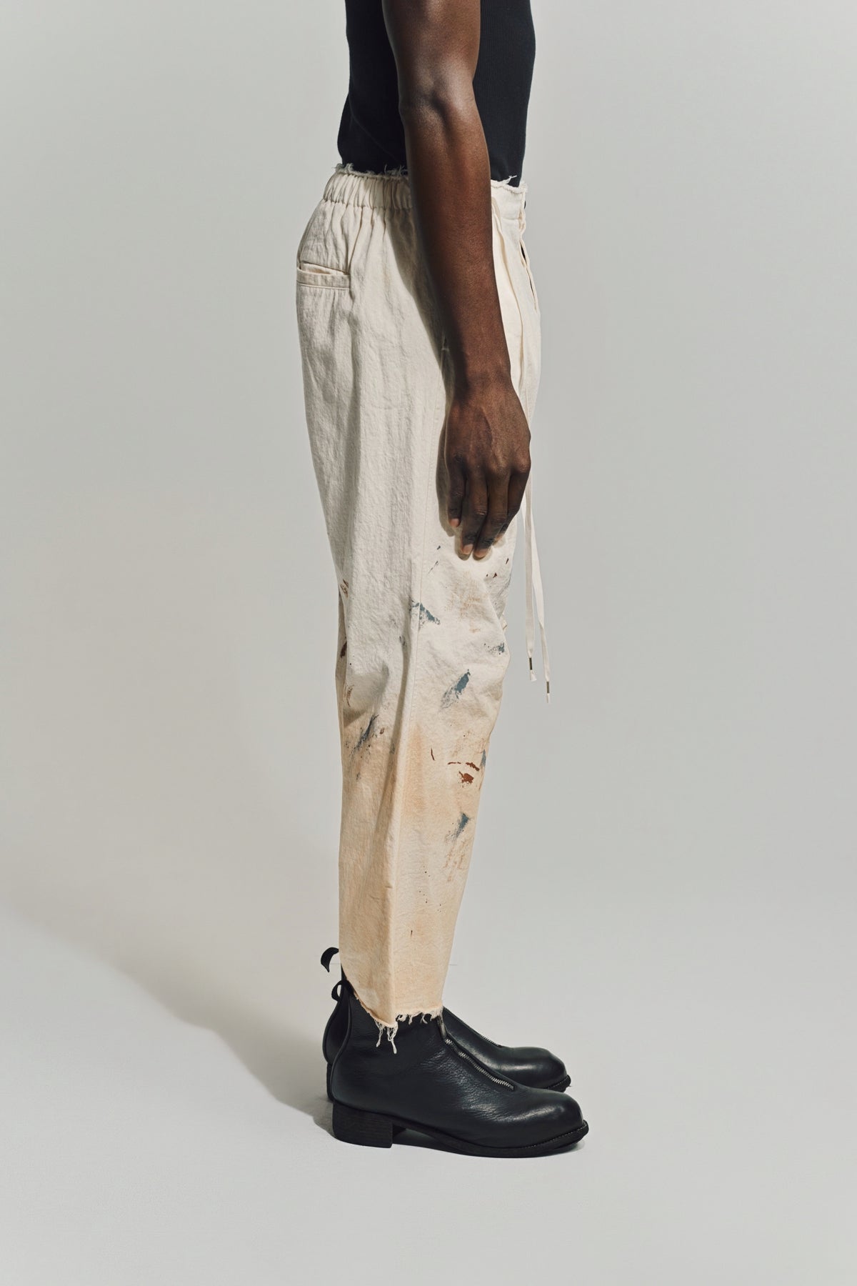 INDIVIDUAL SENTIMENTS | HAND PAINTED WIDE STRAIGHT PANTS