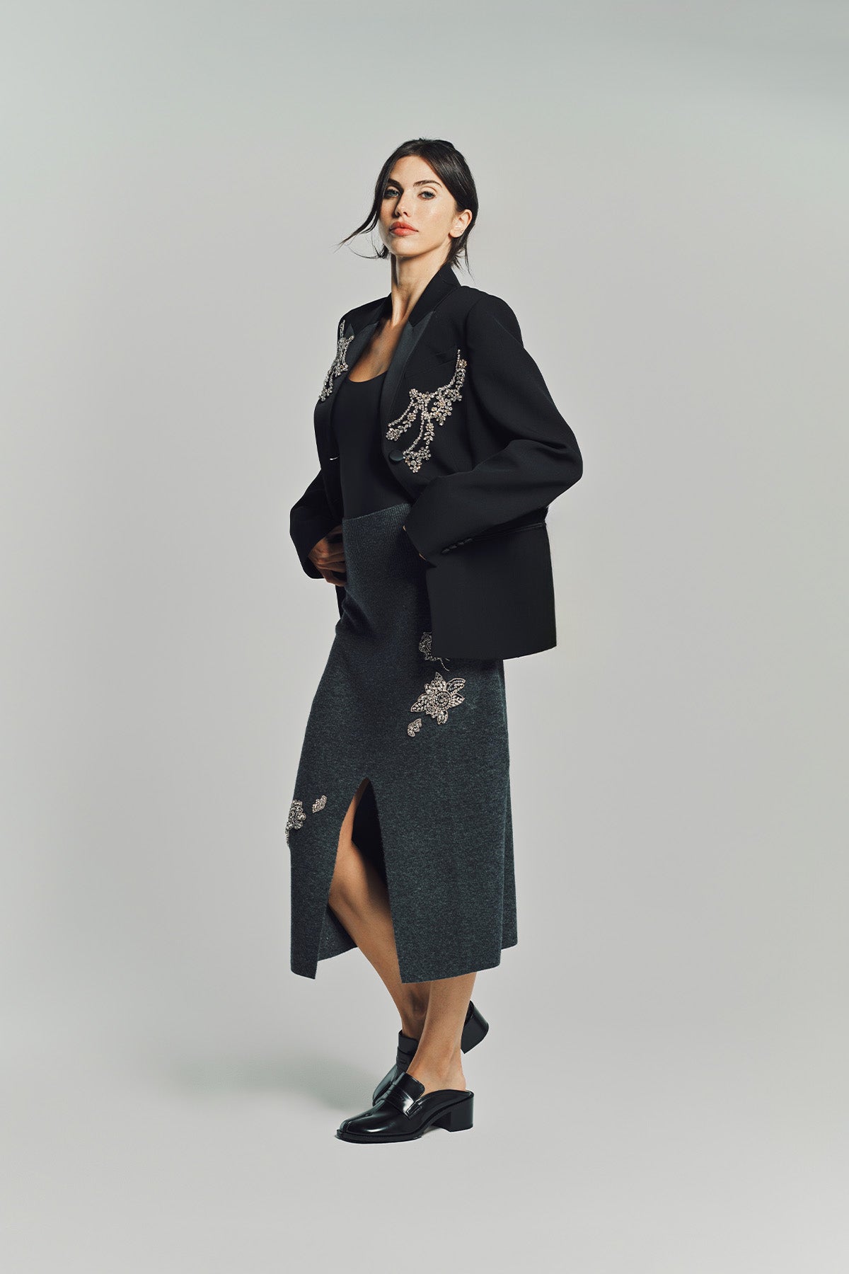 ERDEM | FITTED SINGLE-BREASTED BLAZER