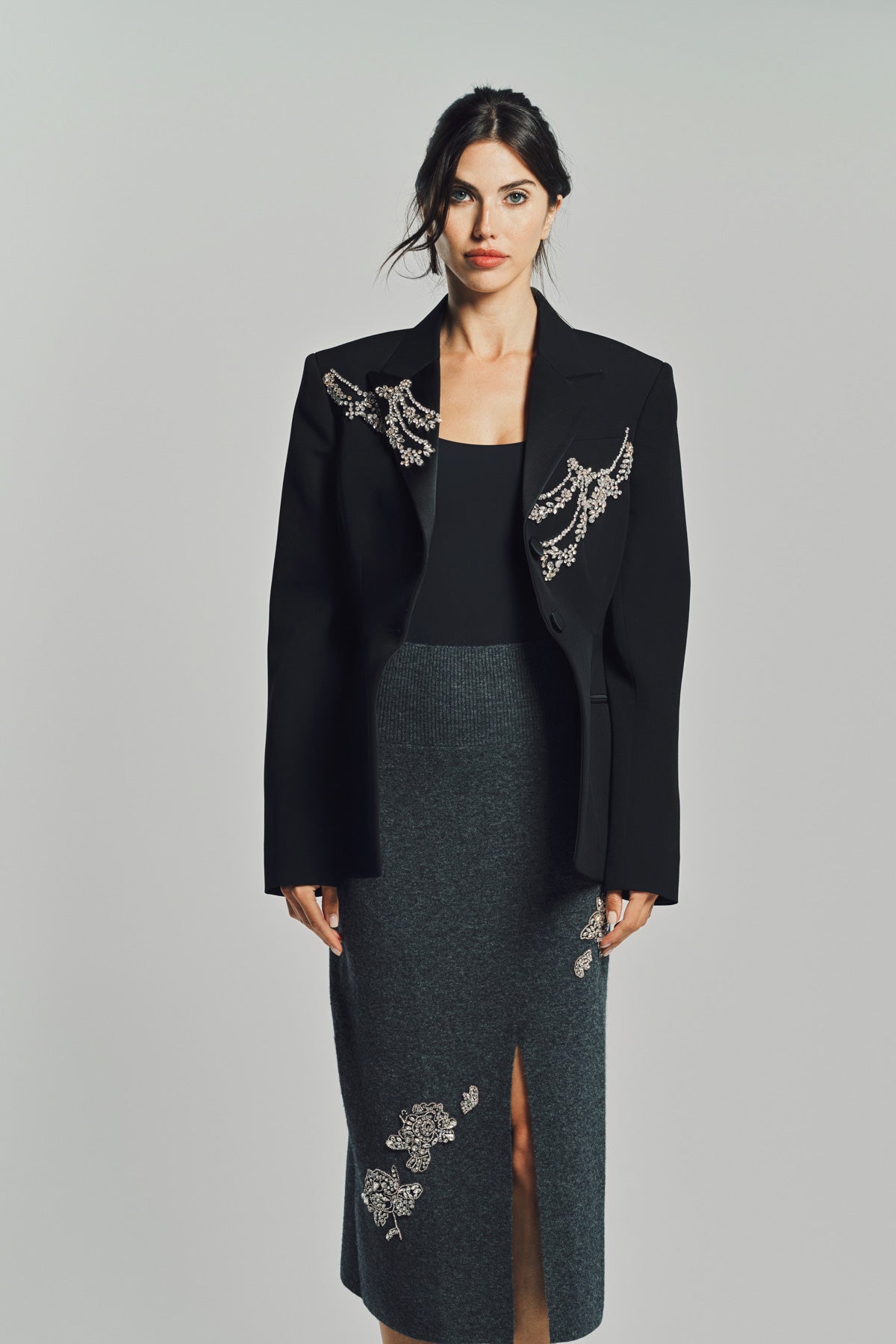 ERDEM | FITTED SINGLE-BREASTED BLAZER