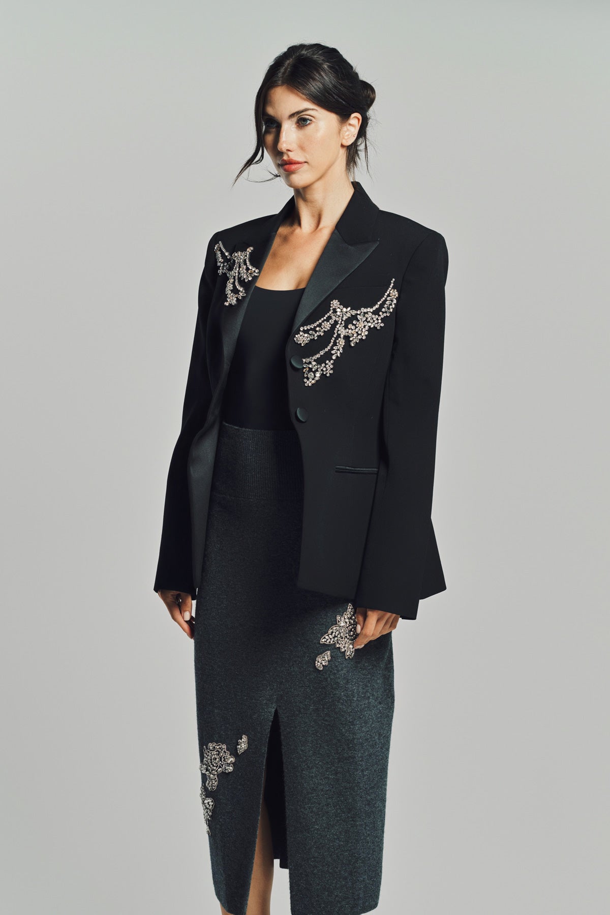ERDEM | FITTED SINGLE-BREASTED BLAZER
