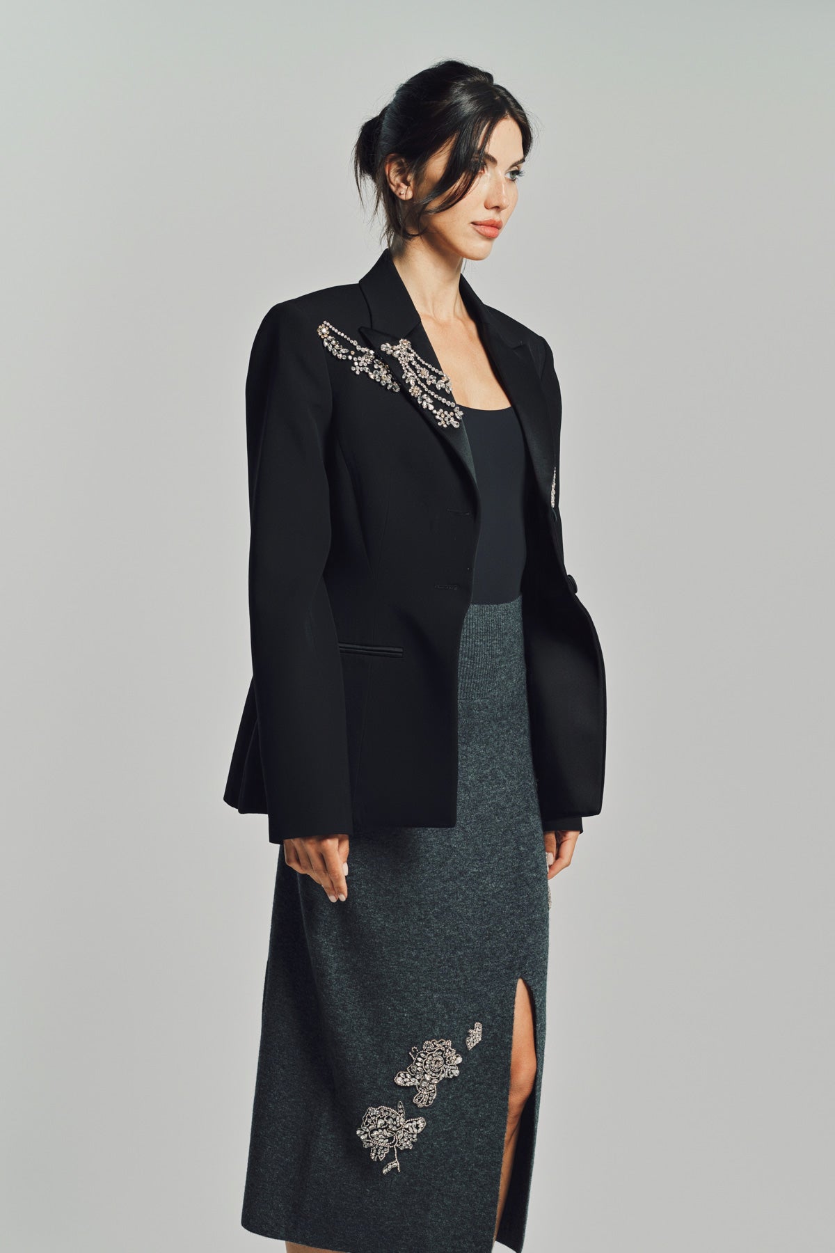 ERDEM | FITTED SINGLE-BREASTED BLAZER