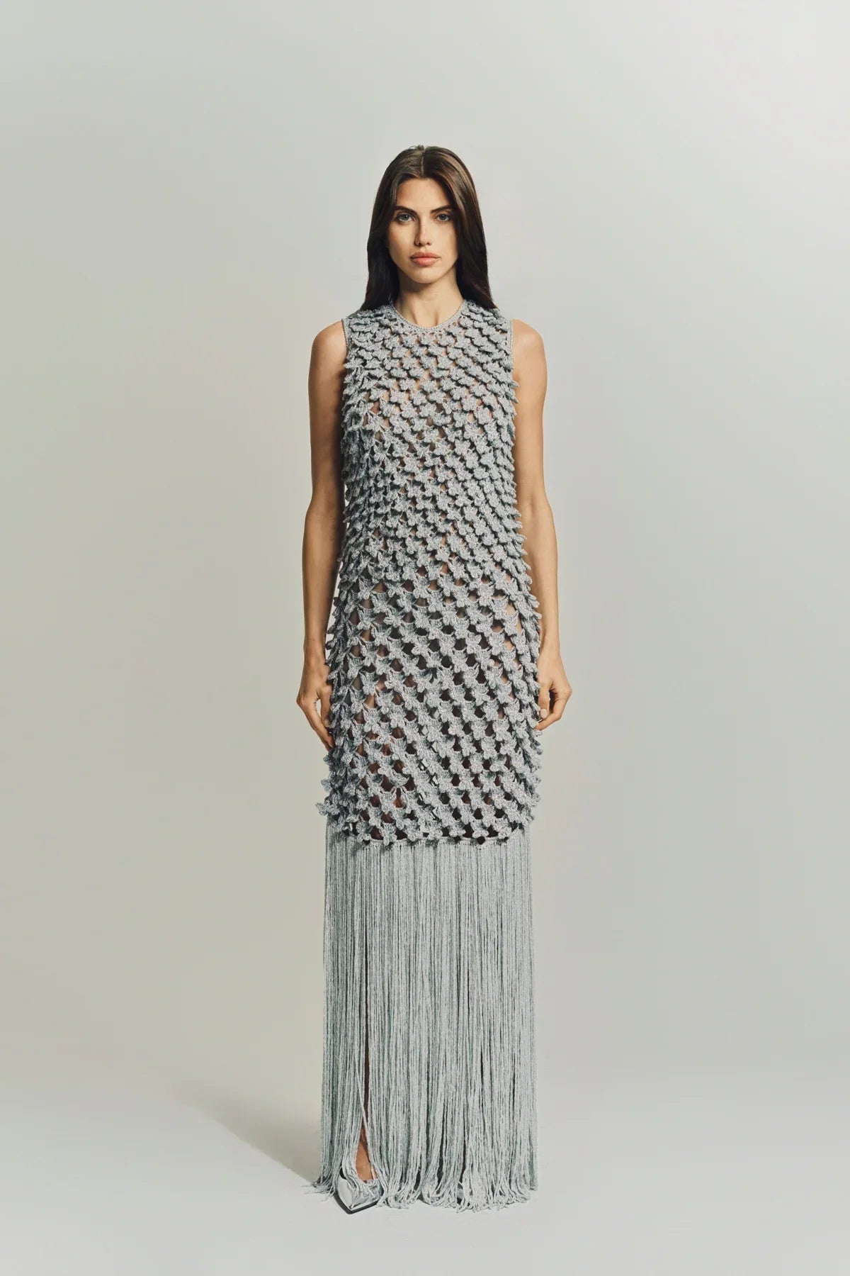 ERDEM | LUREX CROCHET DRESS