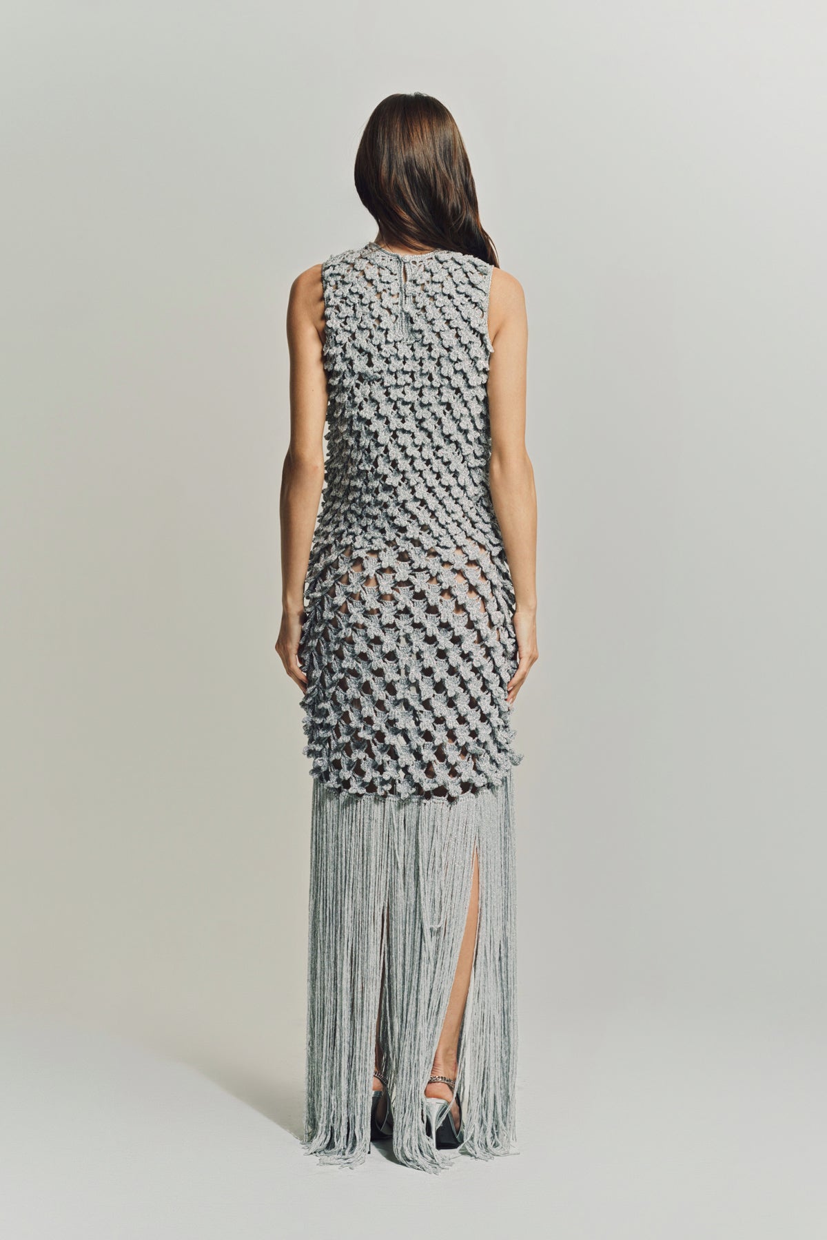 ERDEM | LUREX CROCHET DRESS - MAXFIELD LA