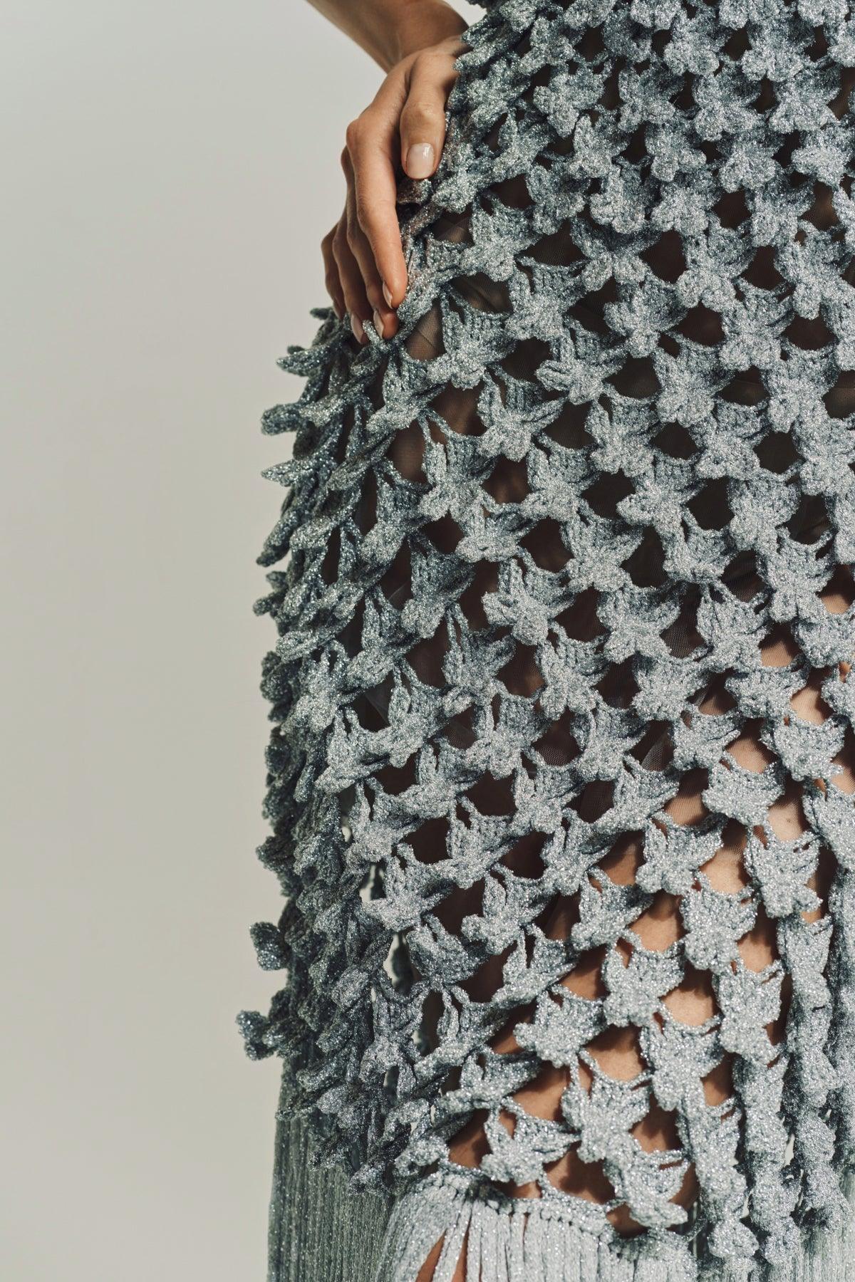 ERDEM | LUREX CROCHET DRESS