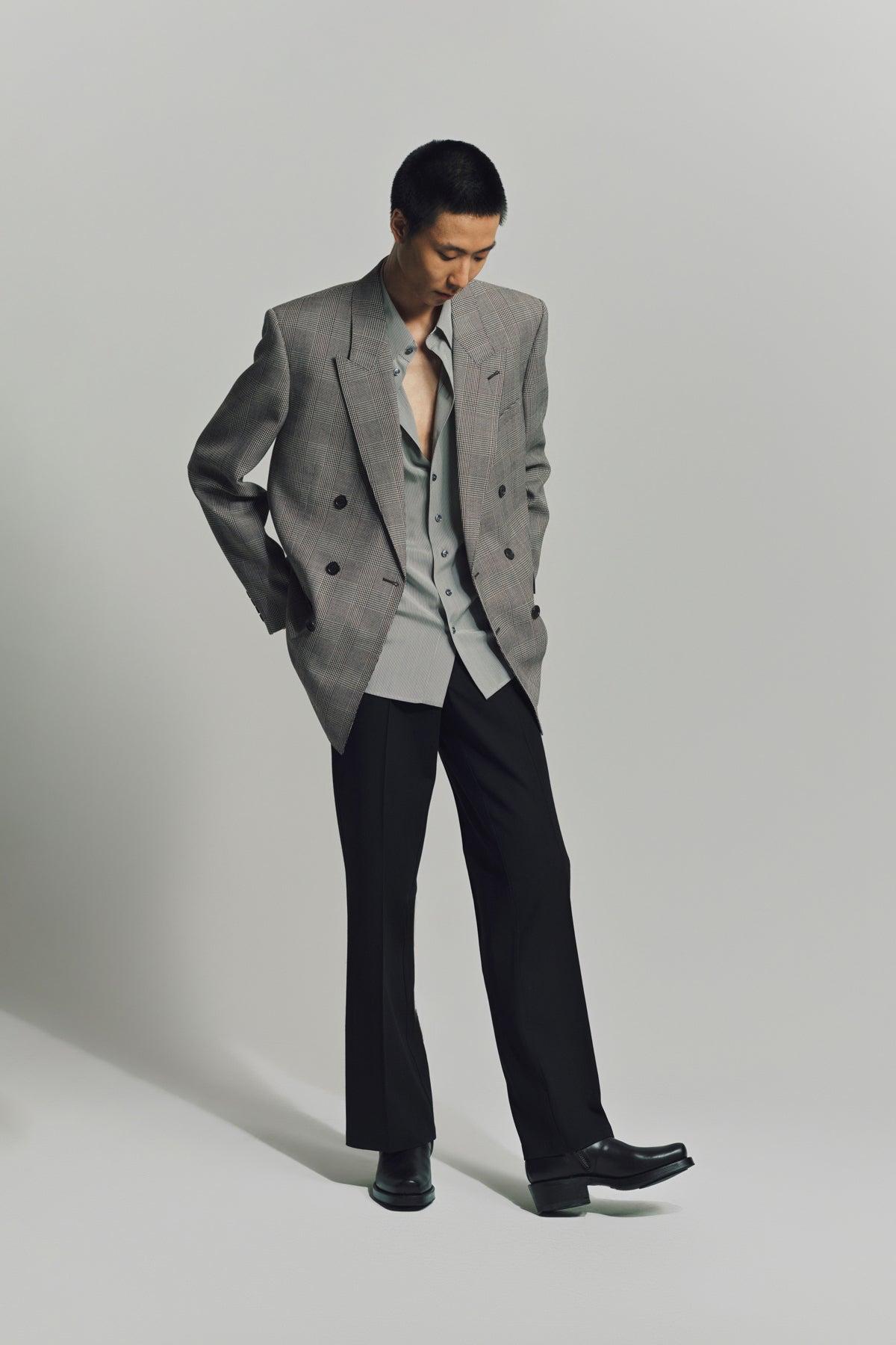 SAINT LAURENT | SHIRT IN STRIPED SILK