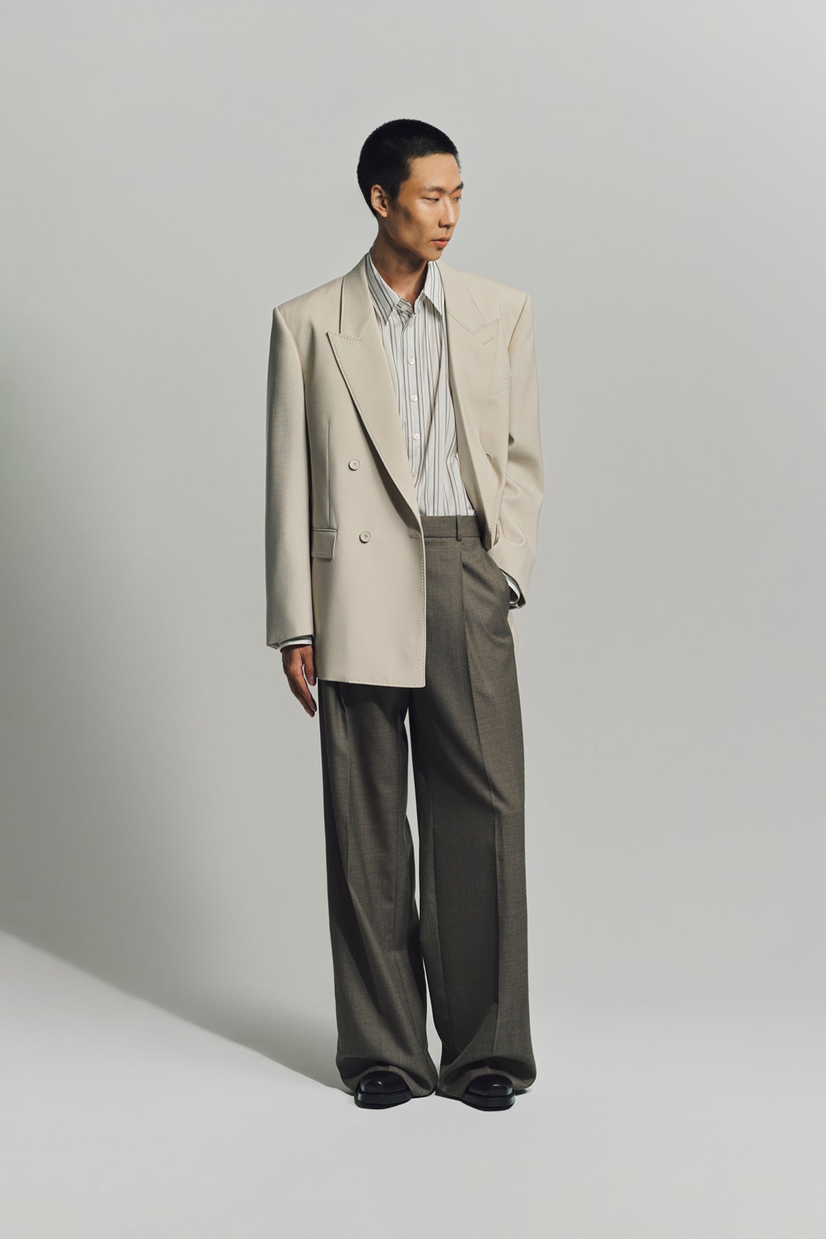 SAINT LAURENT | YVES JACKET IN LIGHT WOOL