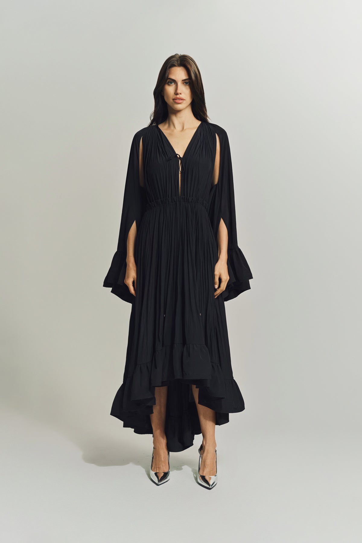 LANVIN | CHARMEUSE MIDI DRESS - MAXFIELD LA