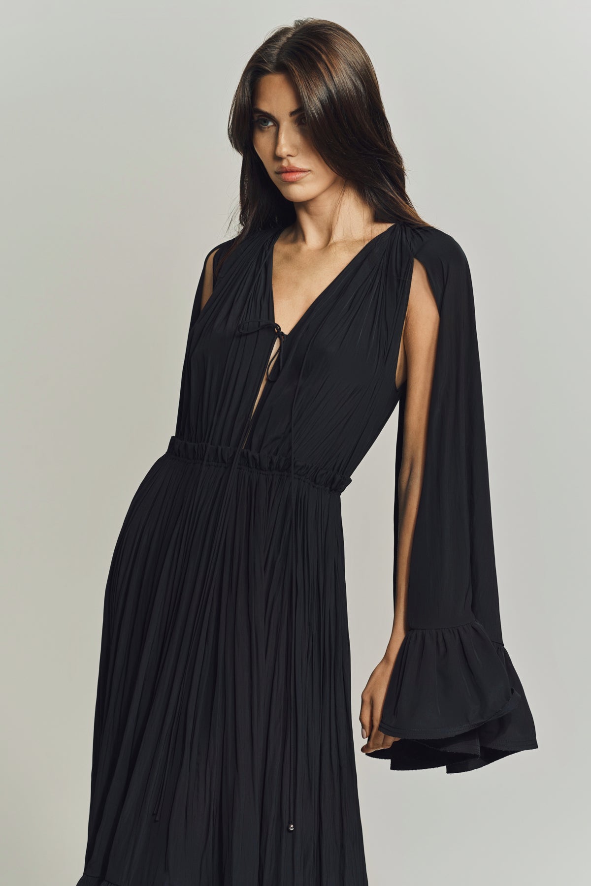 LANVIN | CHARMEUSE MIDI DRESS - MAXFIELD LA