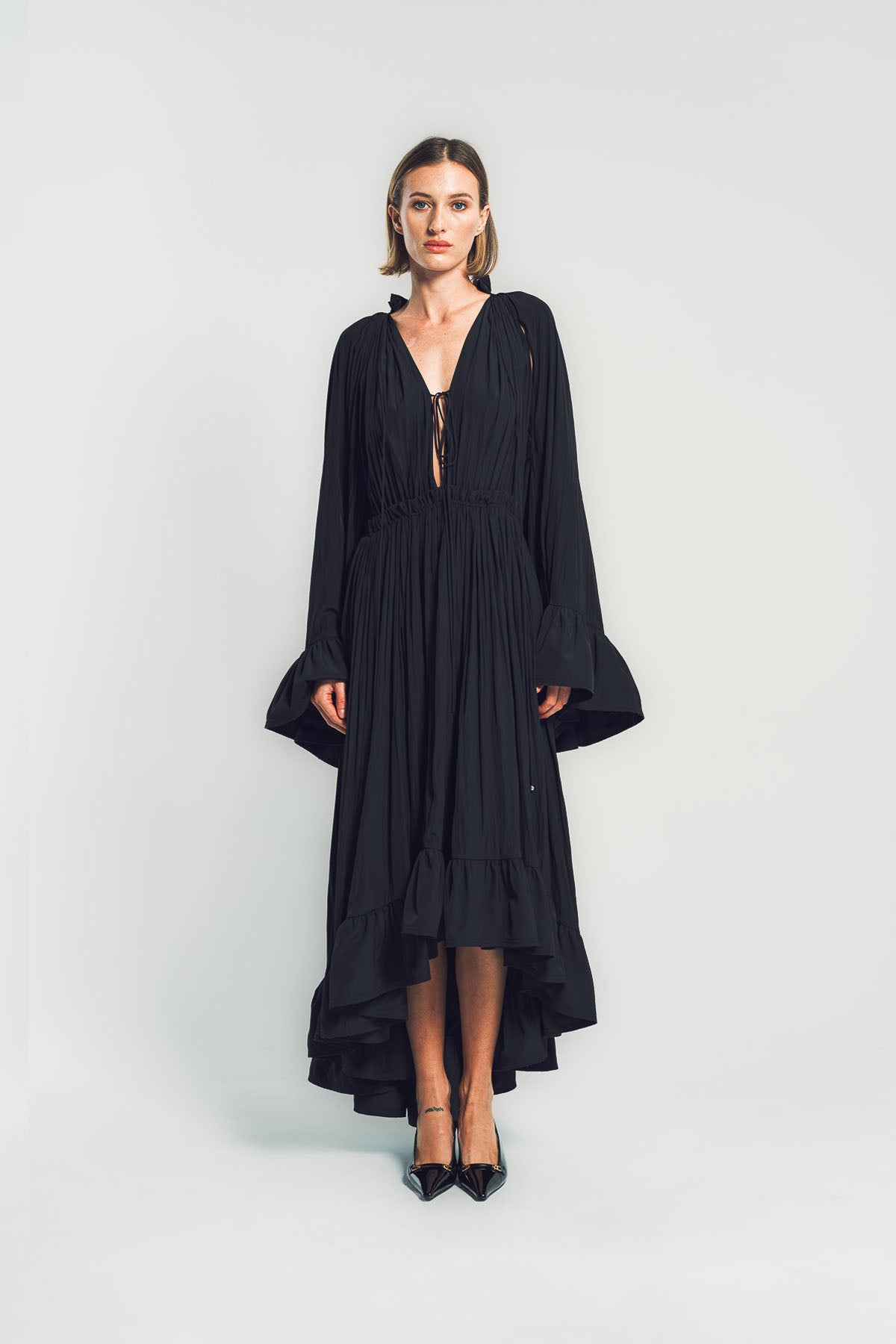 LANVIN | CHARMEUSE MIDI DRESS