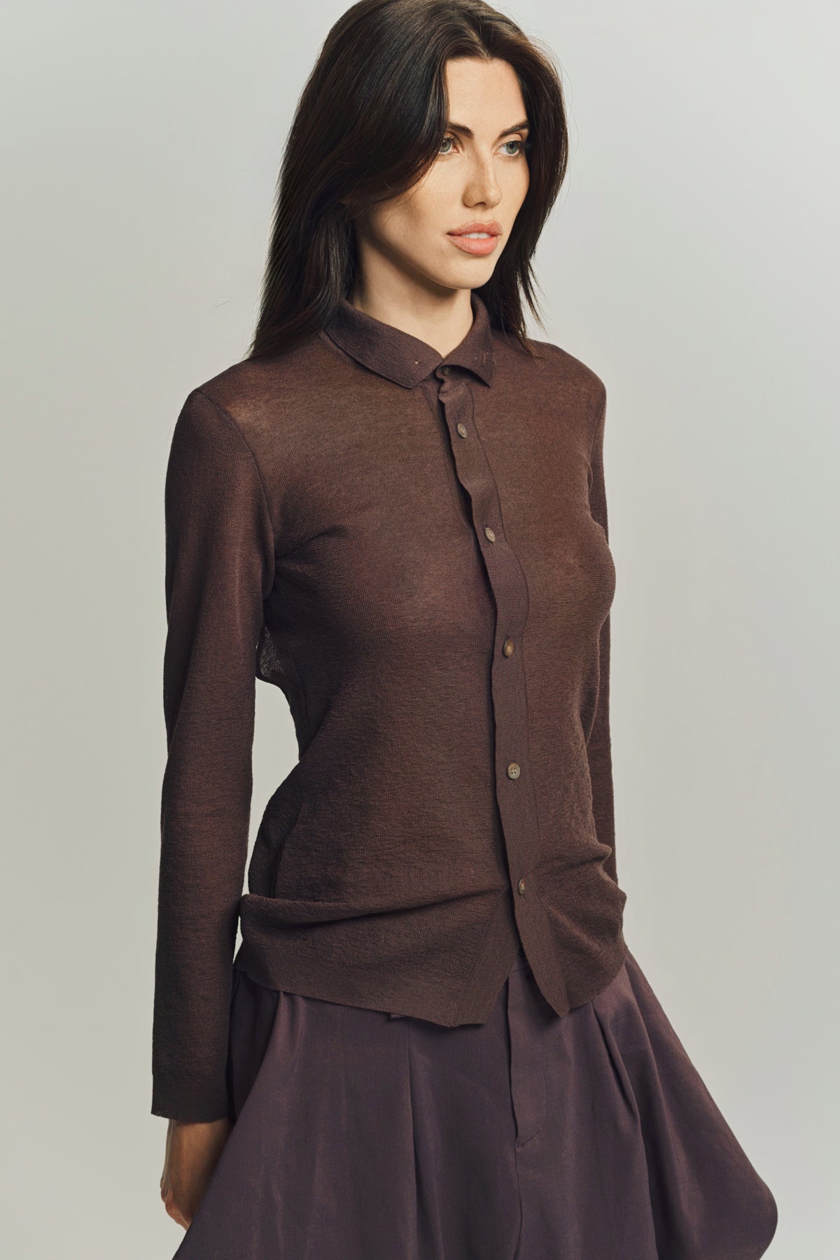 ISSEY MIYAKE | KNIT SHIRT