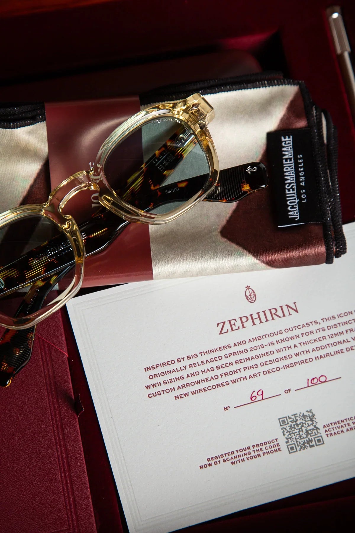 JACQUES MARIE MAGE | ZEPHIRIN SUNGLASSES IN DUN