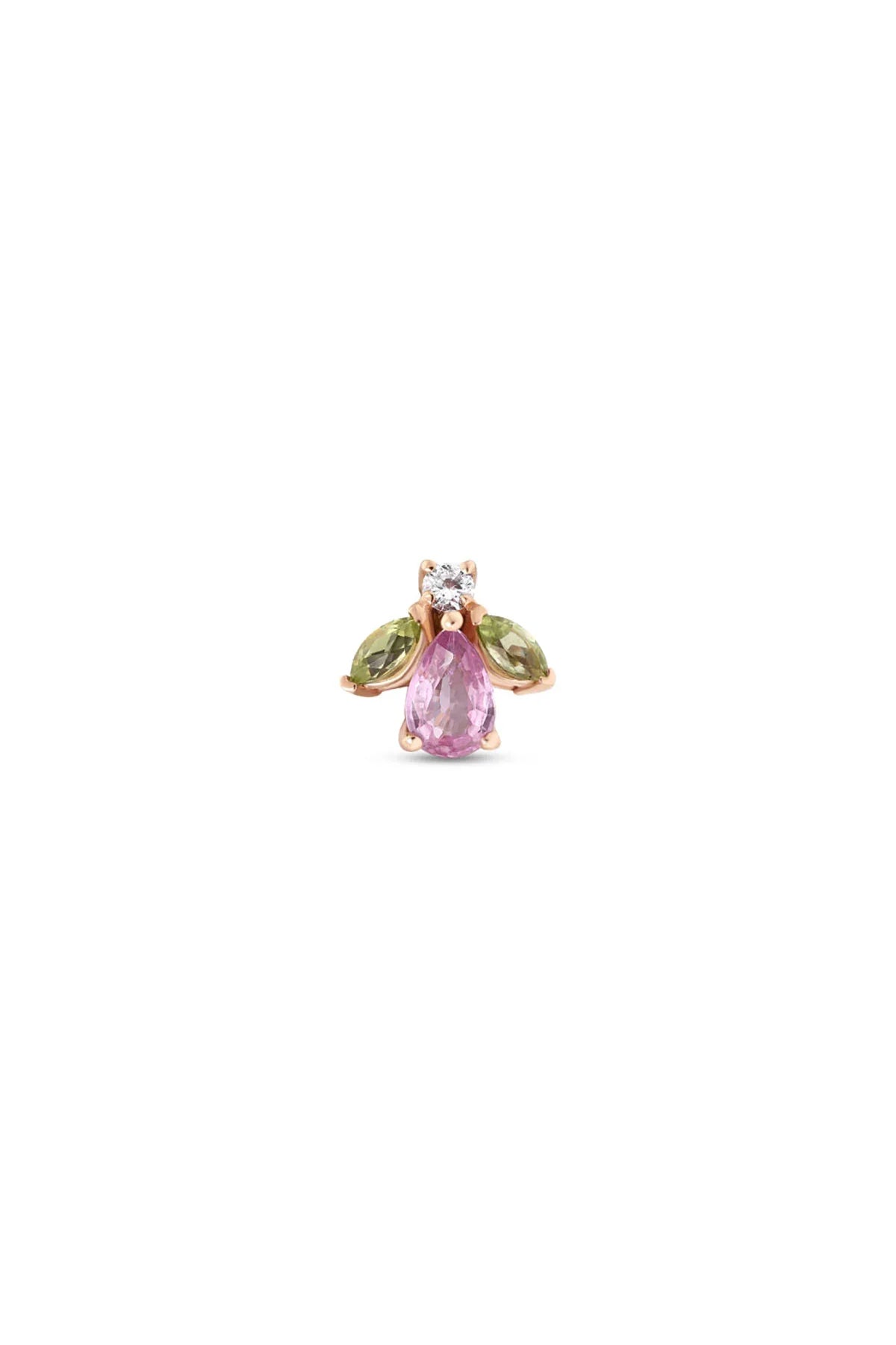 BEE GODDESS | ROSE GOLD QUEEN BEE EARRING