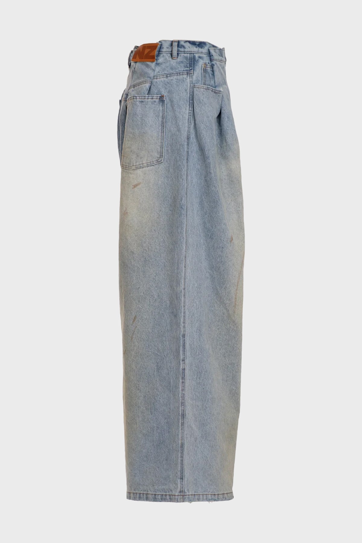 NATASHA ZINKO | TREATED FOLDED JEANS - MAXFIELD LA