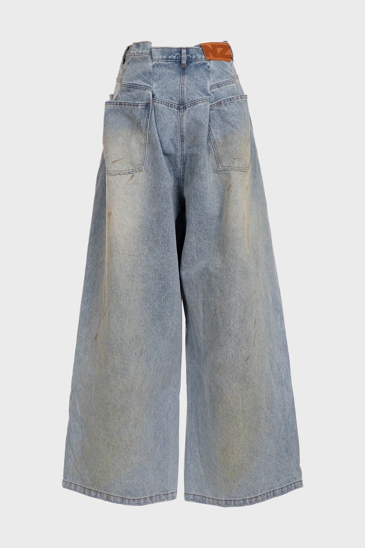 NATASHA ZINKO | TREATED FOLDED JEANS - MAXFIELD LA