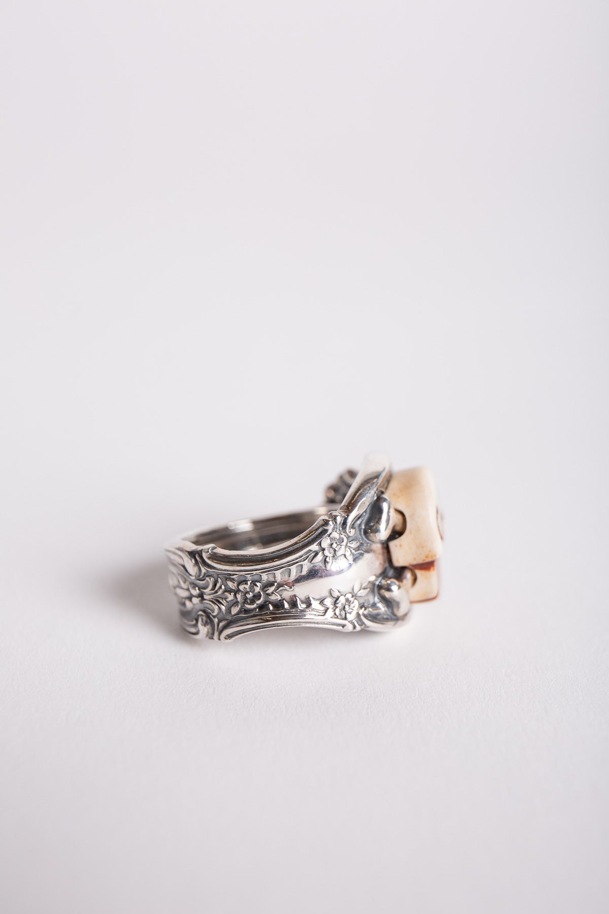 BLIND MAN TOGS | 18K YELLOW GOLD AND STERLING SILVER SUGAR RING